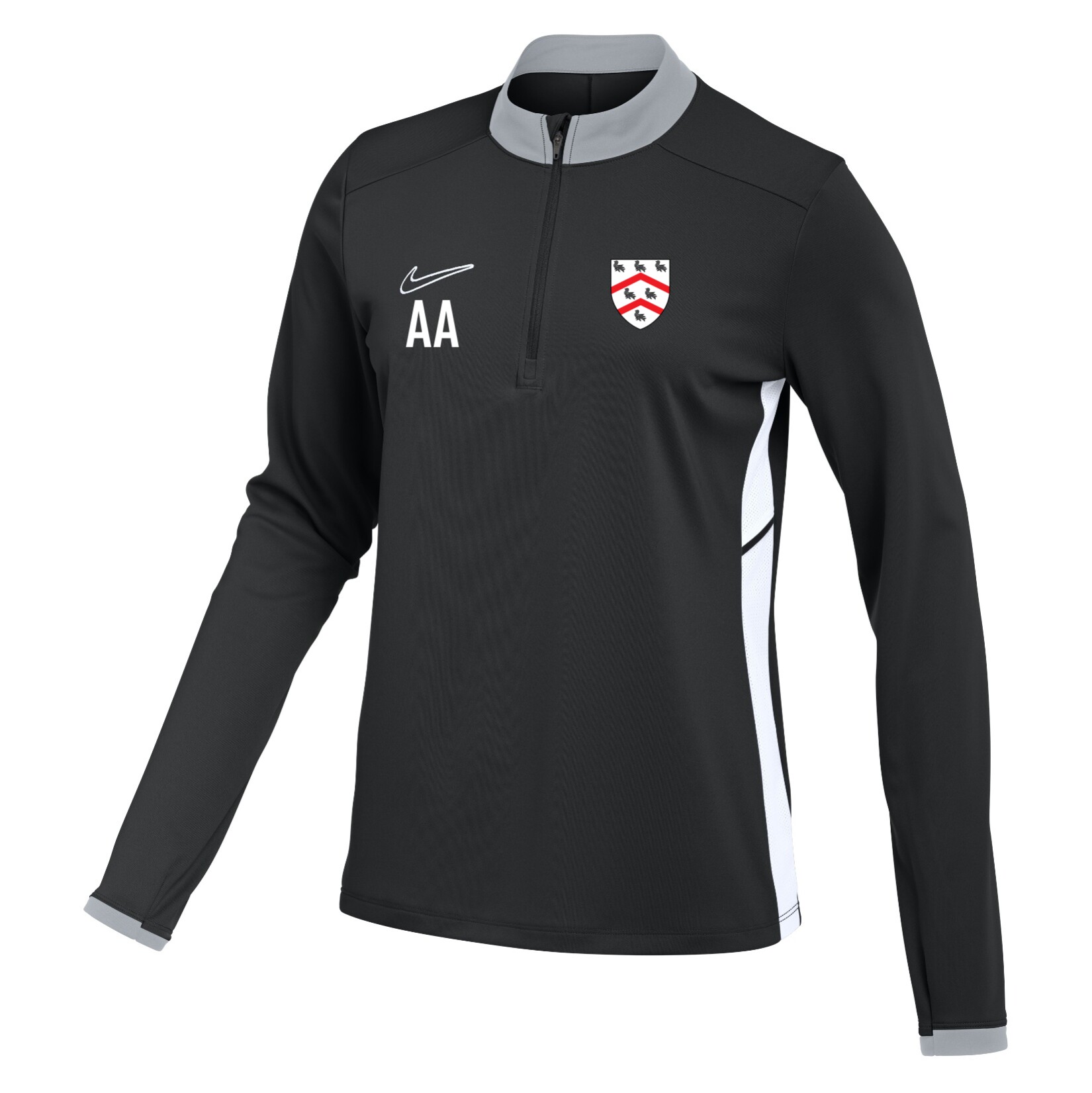 Nike Dri-FIT Academy 25 Drill Top (W) - Black/White/White