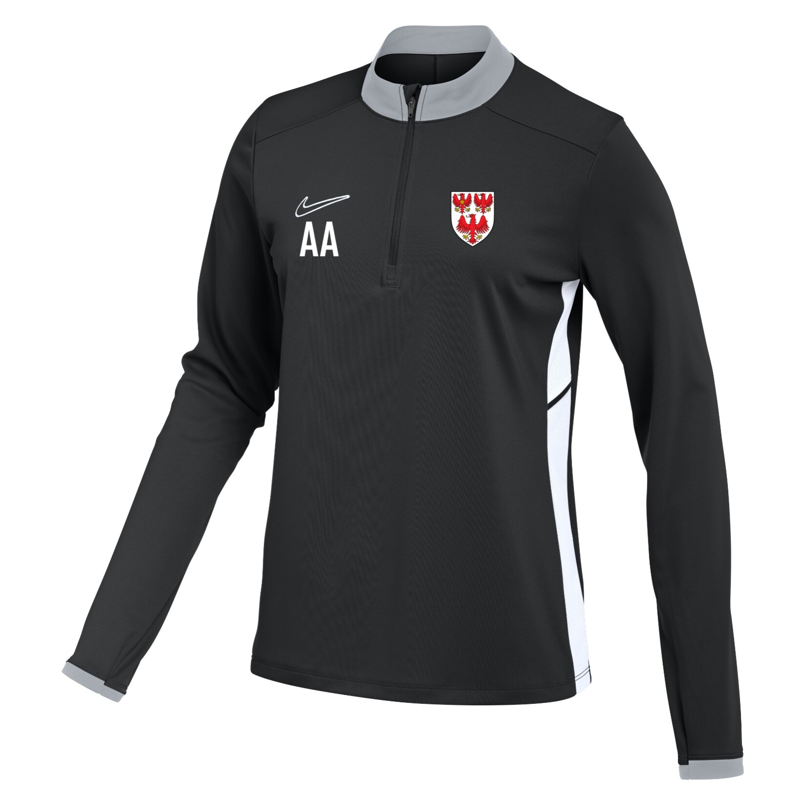 Nike Dri-FIT Academy 25 Drill Top (W) - Black/White/White