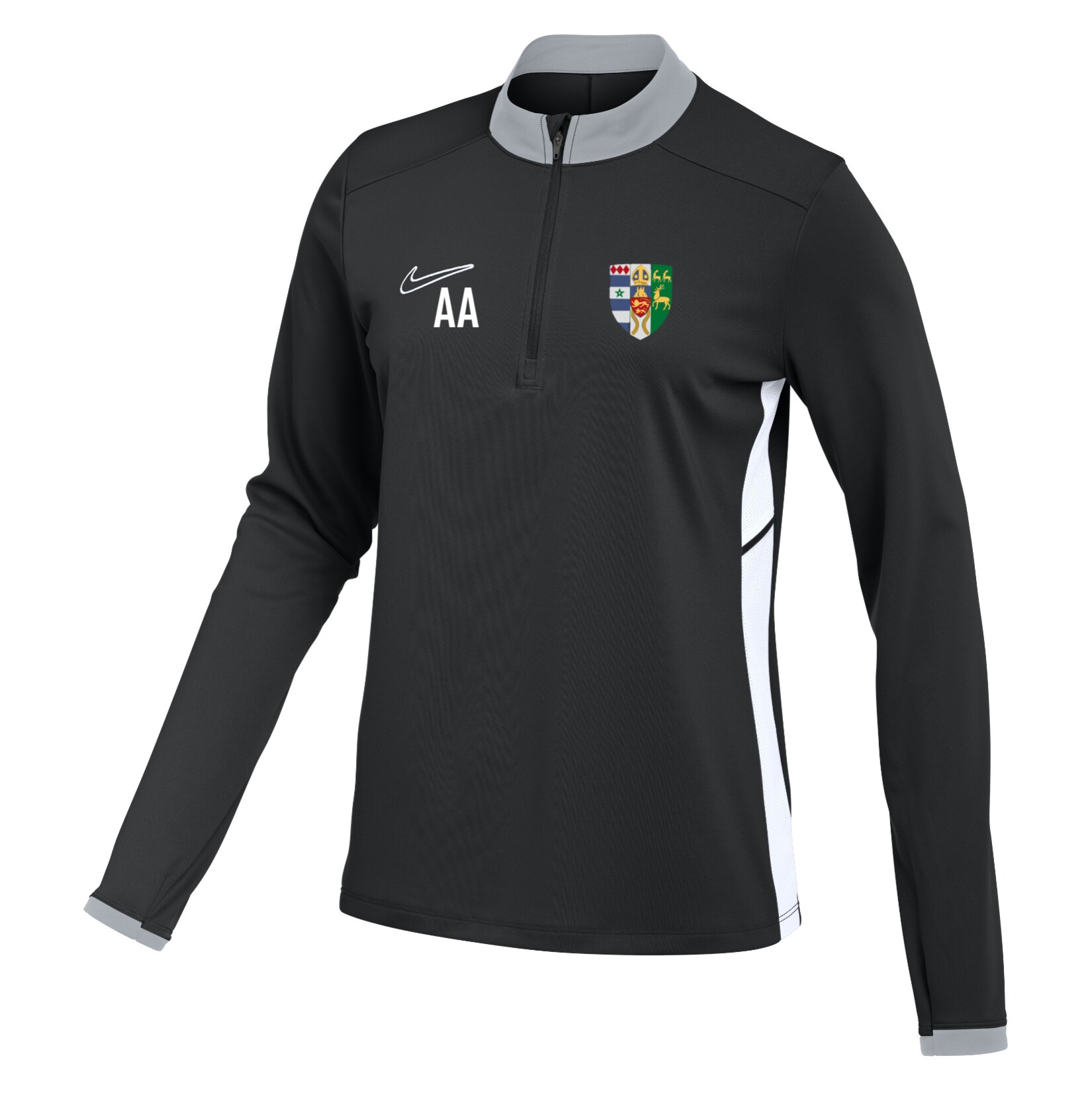 Nike Dri-FIT Academy 25 Drill Top (W) - Black/White/White