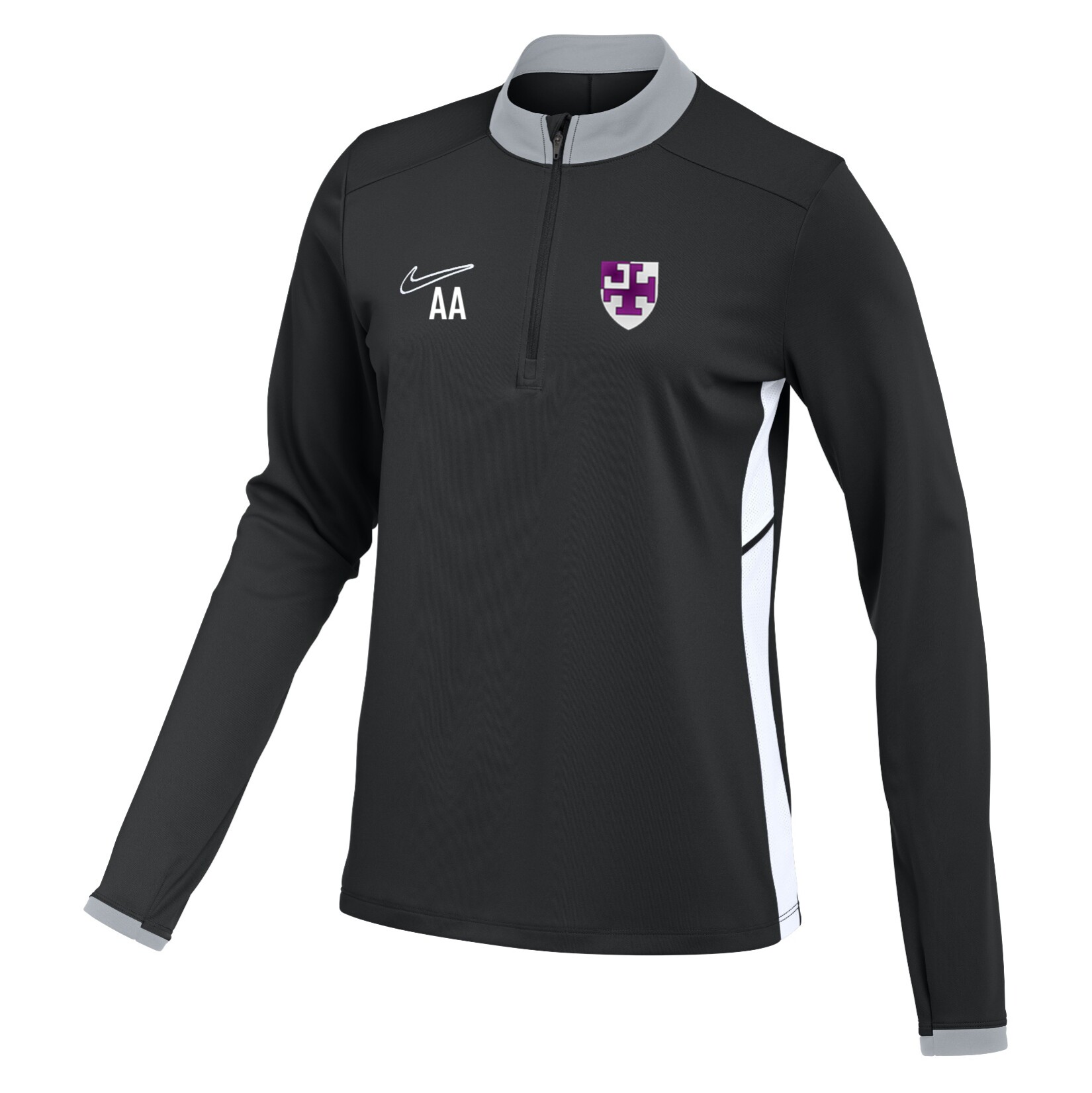 Nike Dri-FIT Academy 25 Drill Top (W) - Black/White/White