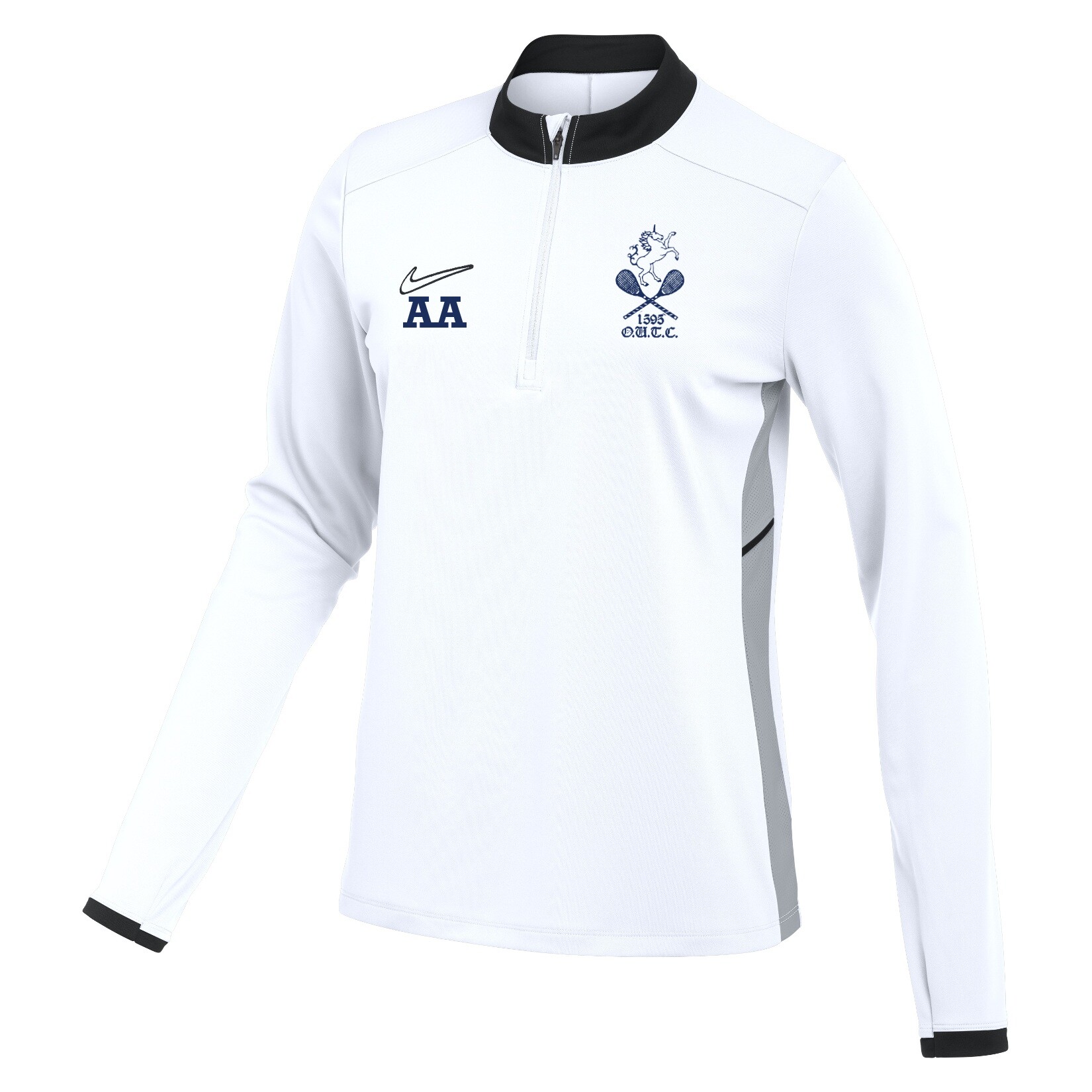 Nike Dri-FIT Academy 25 Drill Top (W) - White/Black/Black