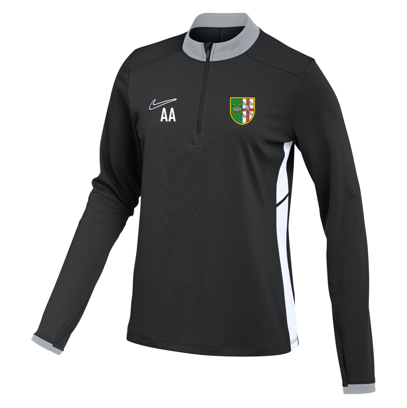 Nike Dri-FIT Academy 25 Drill Top (W) - Black/White/White
