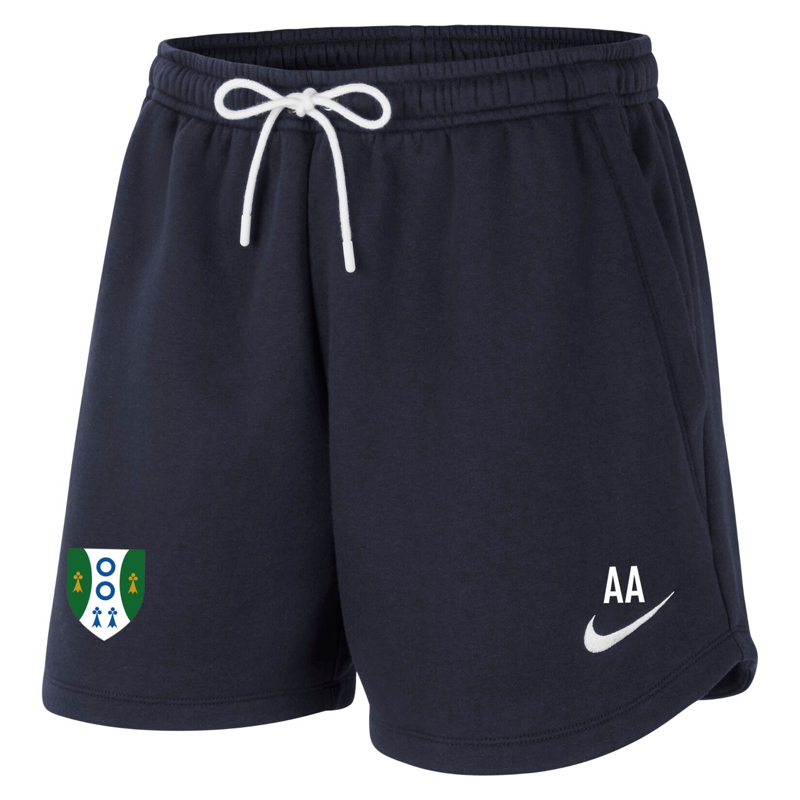 Nike Team Club 20 Fleece Shorts (W) - Obsidian/White/White