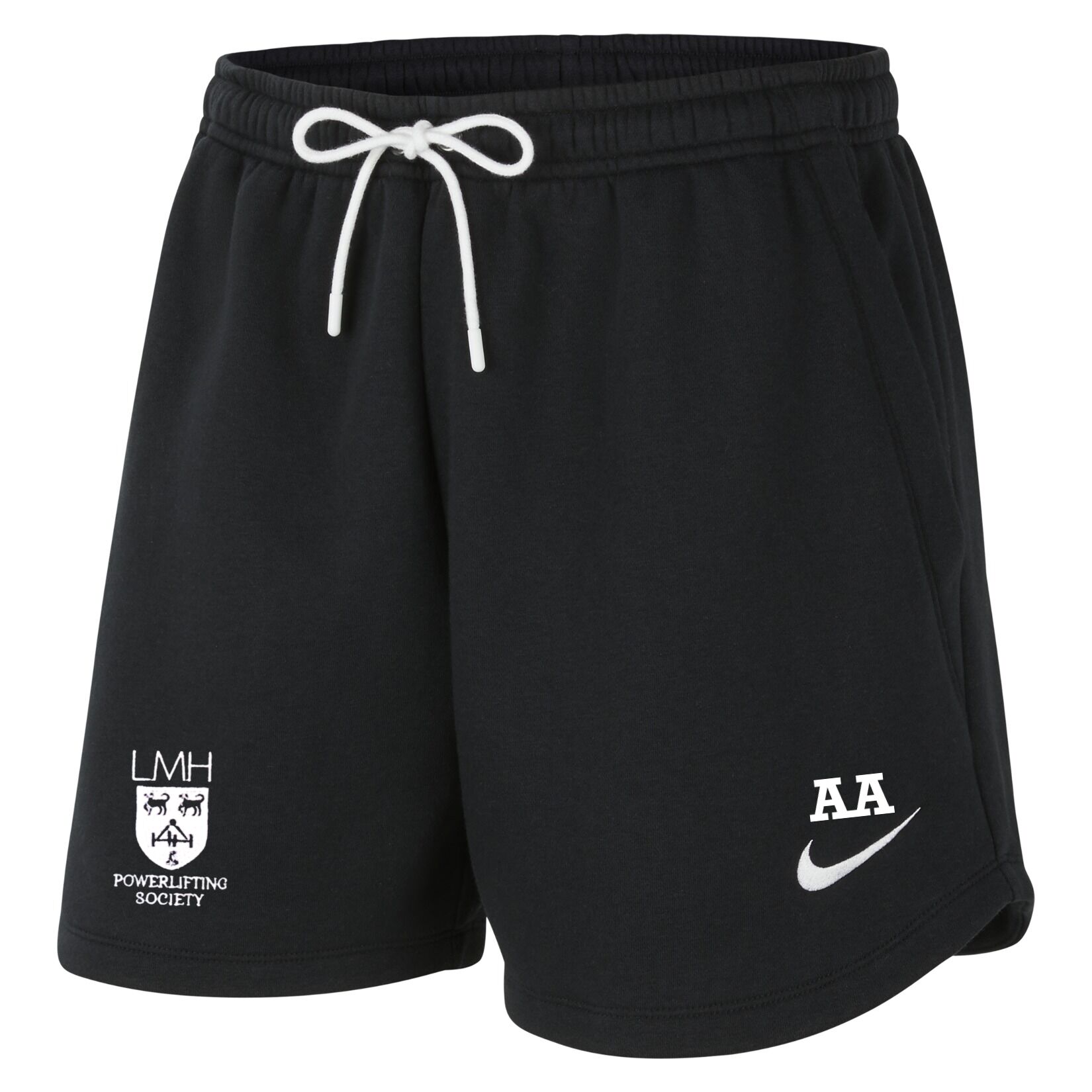 Nike Team Club 20 Fleece Shorts (W) - Black/White/White