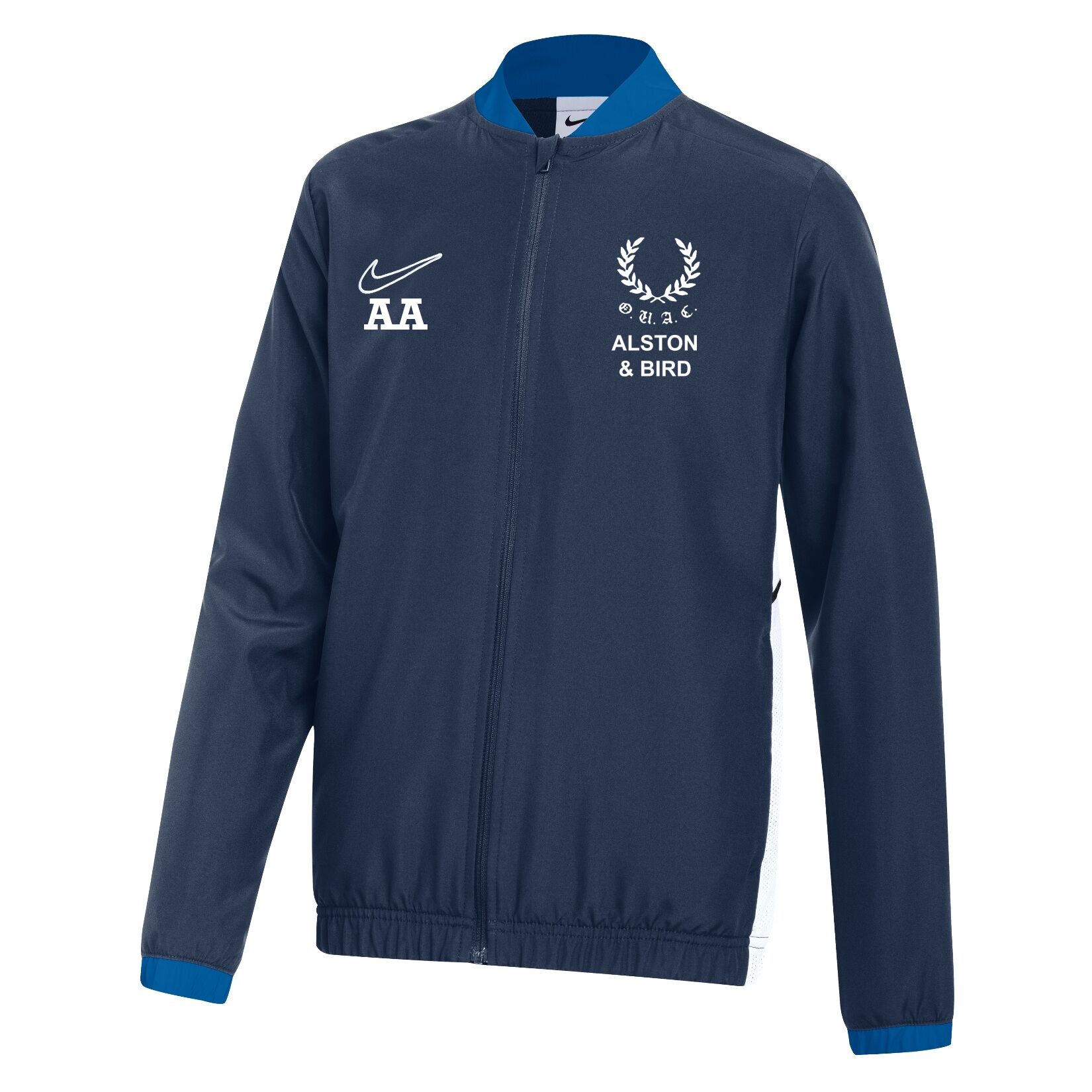 Nike Dri-FIT Academy 25 Woven Track Jacket - Obsidian/Royal Blue/White