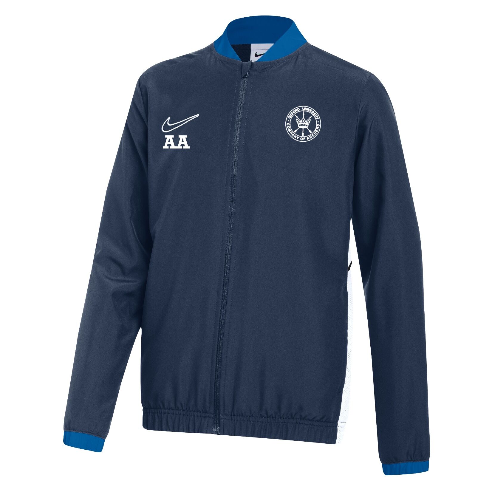 Nike Dri-FIT Academy 25 Woven Track Jacket - Obsidian/Royal Blue/White