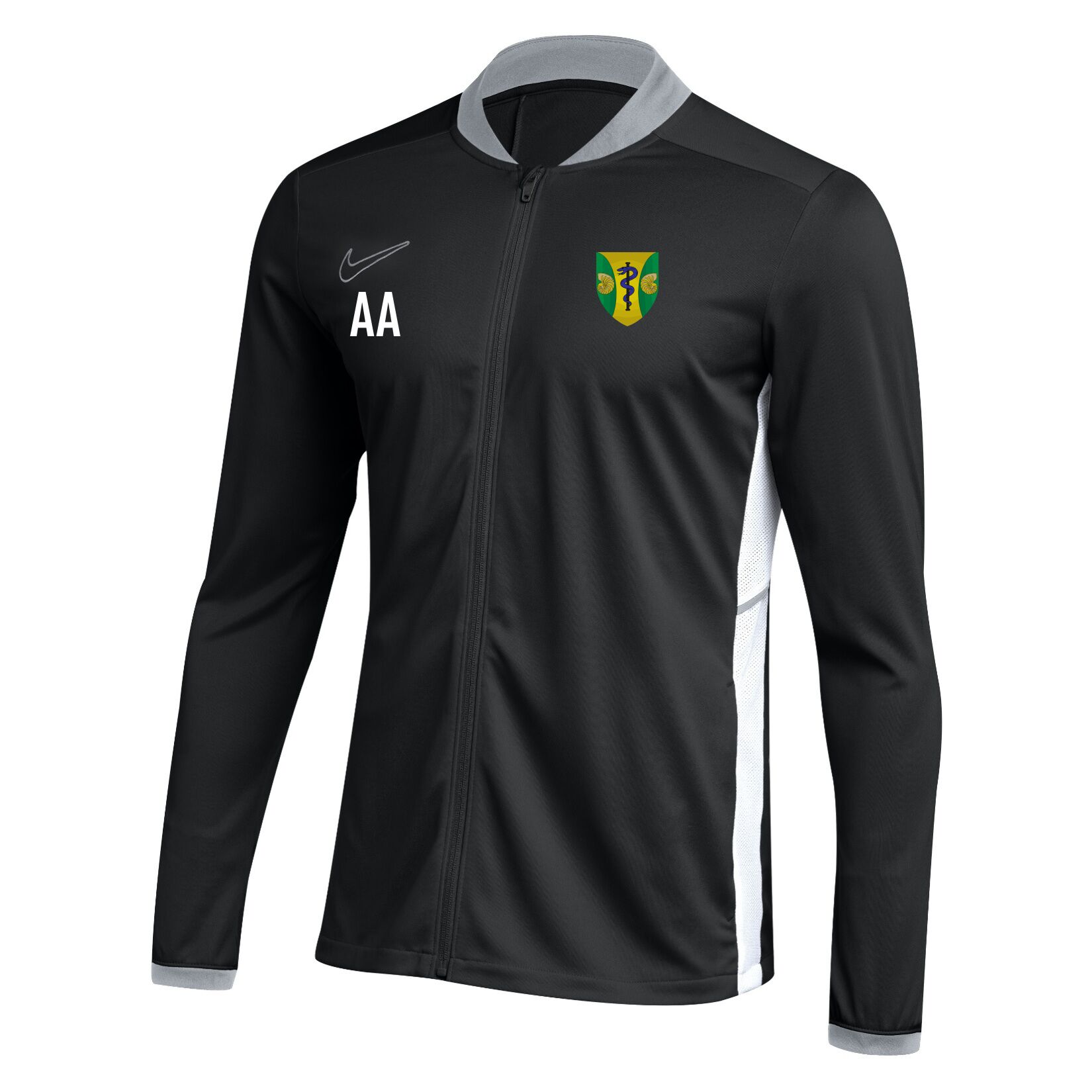 Nike Dri-FIT Academy 25 Knit Track Jacket - Black/White/White