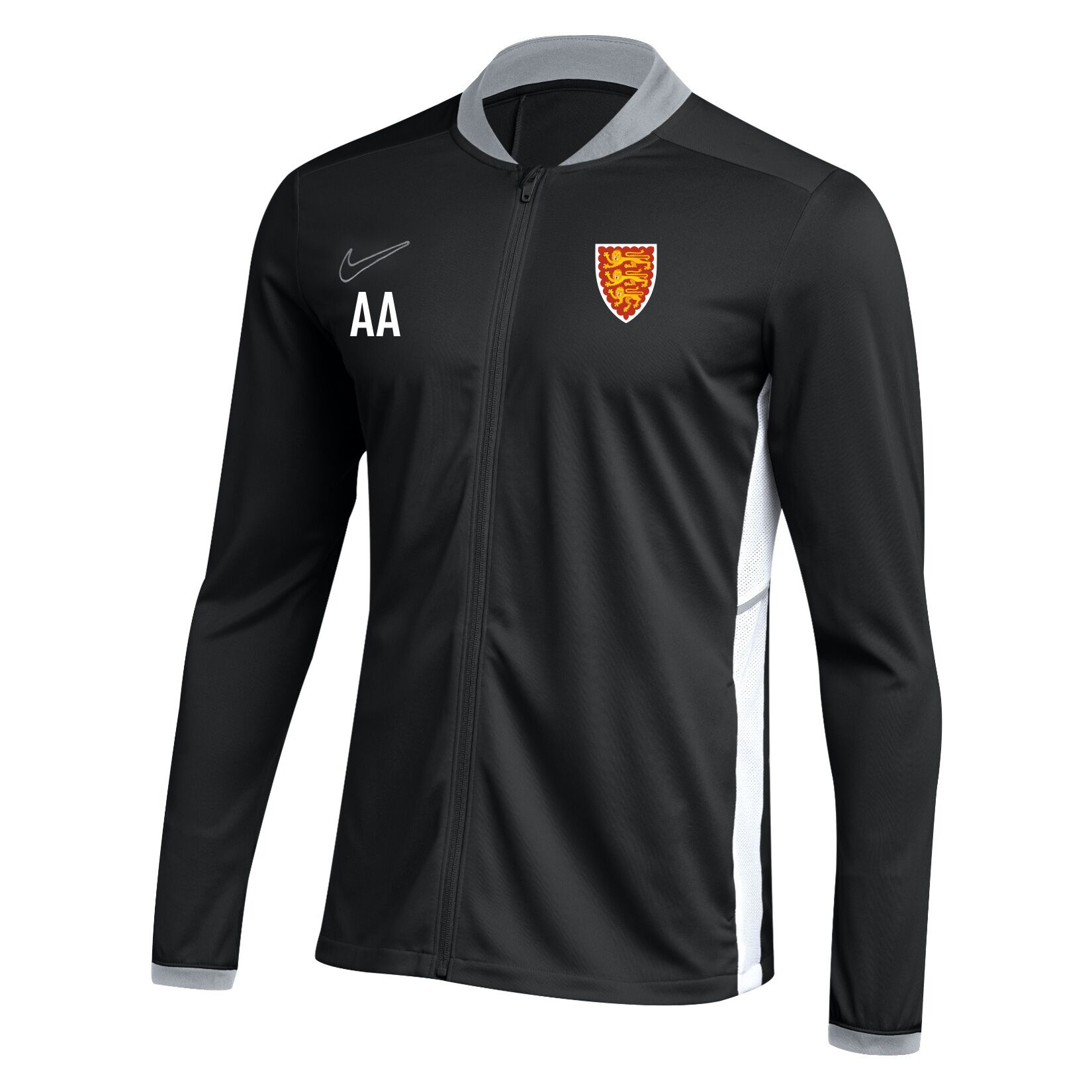 Nike Dri-FIT Academy 25 Knit Track Jacket - Black/White/White
