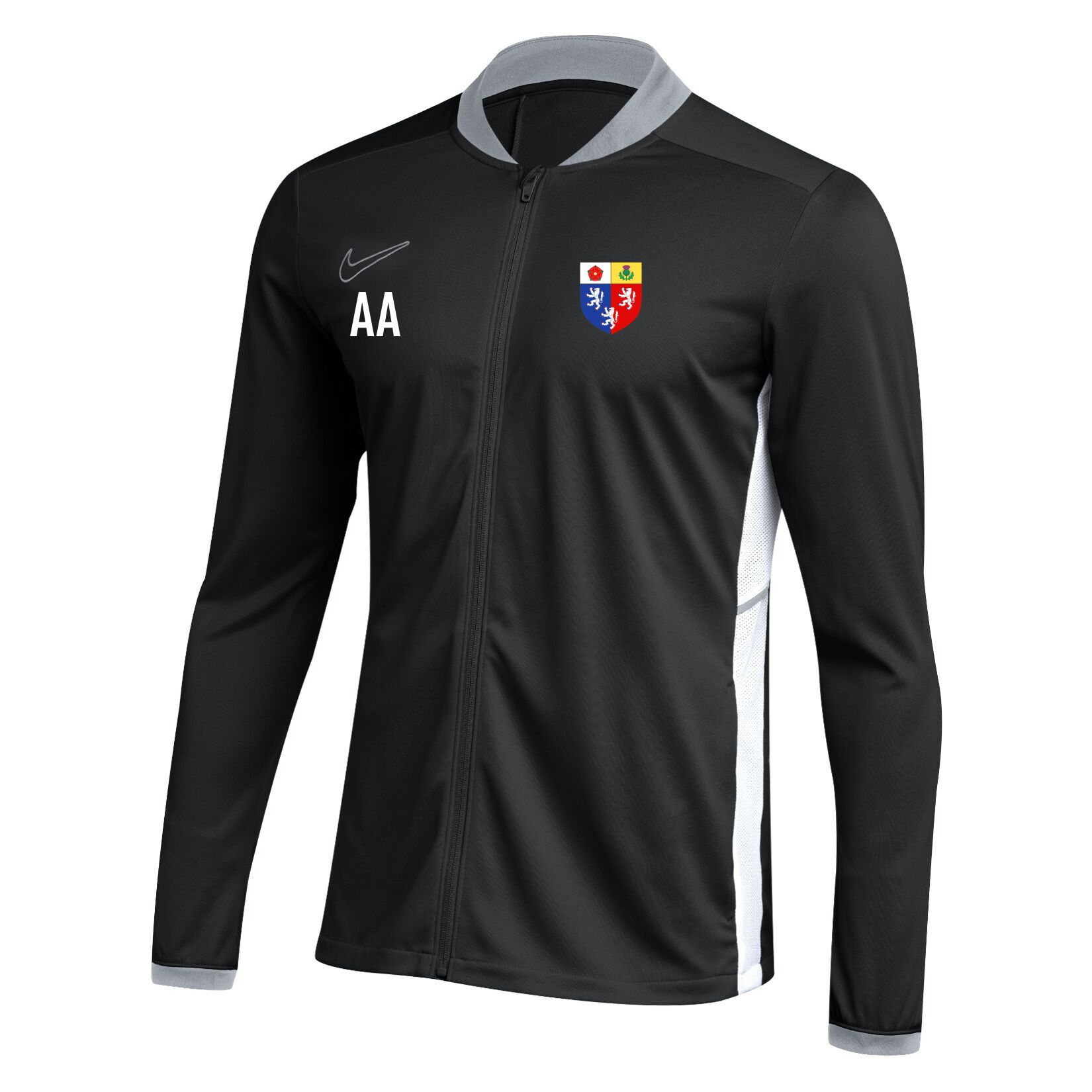 Nike Dri-FIT Academy 25 Knit Track Jacket - Black/White/White