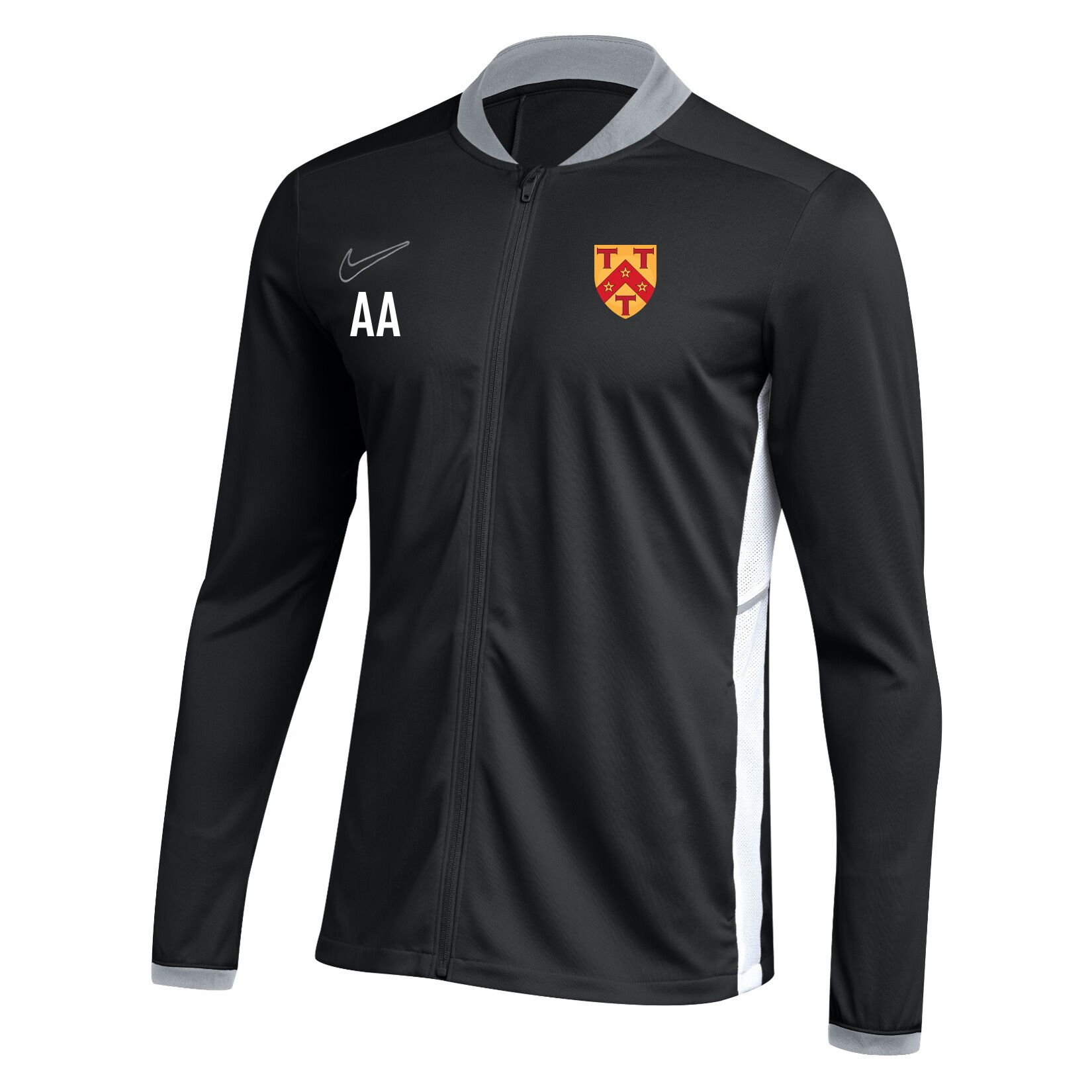 Nike Dri-FIT Academy 25 Knit Track Jacket - Black/White/White