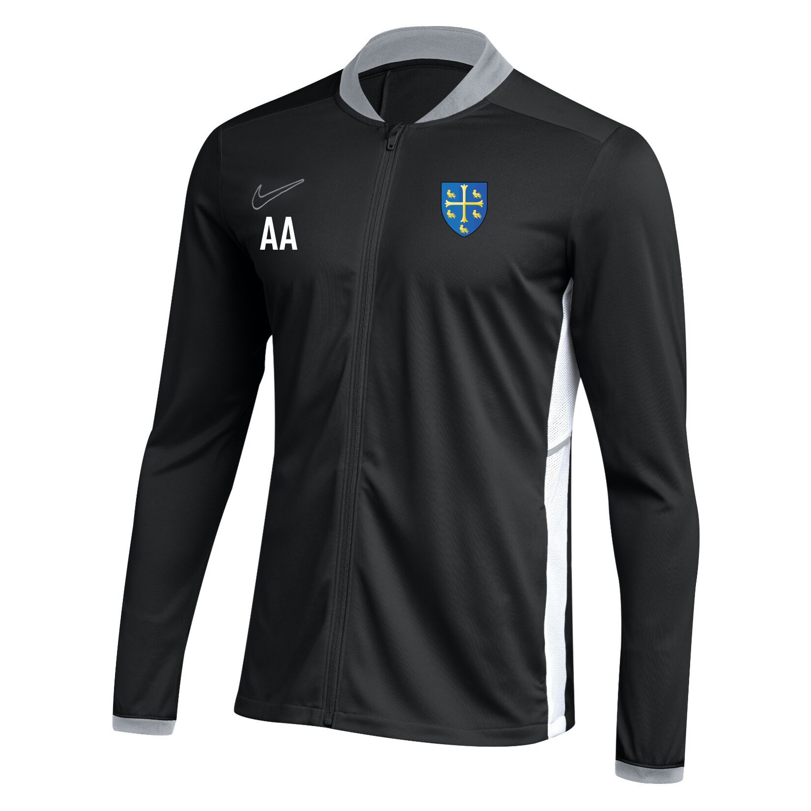 Nike Dri-FIT Academy 25 Knit Track Jacket - Black/White/White