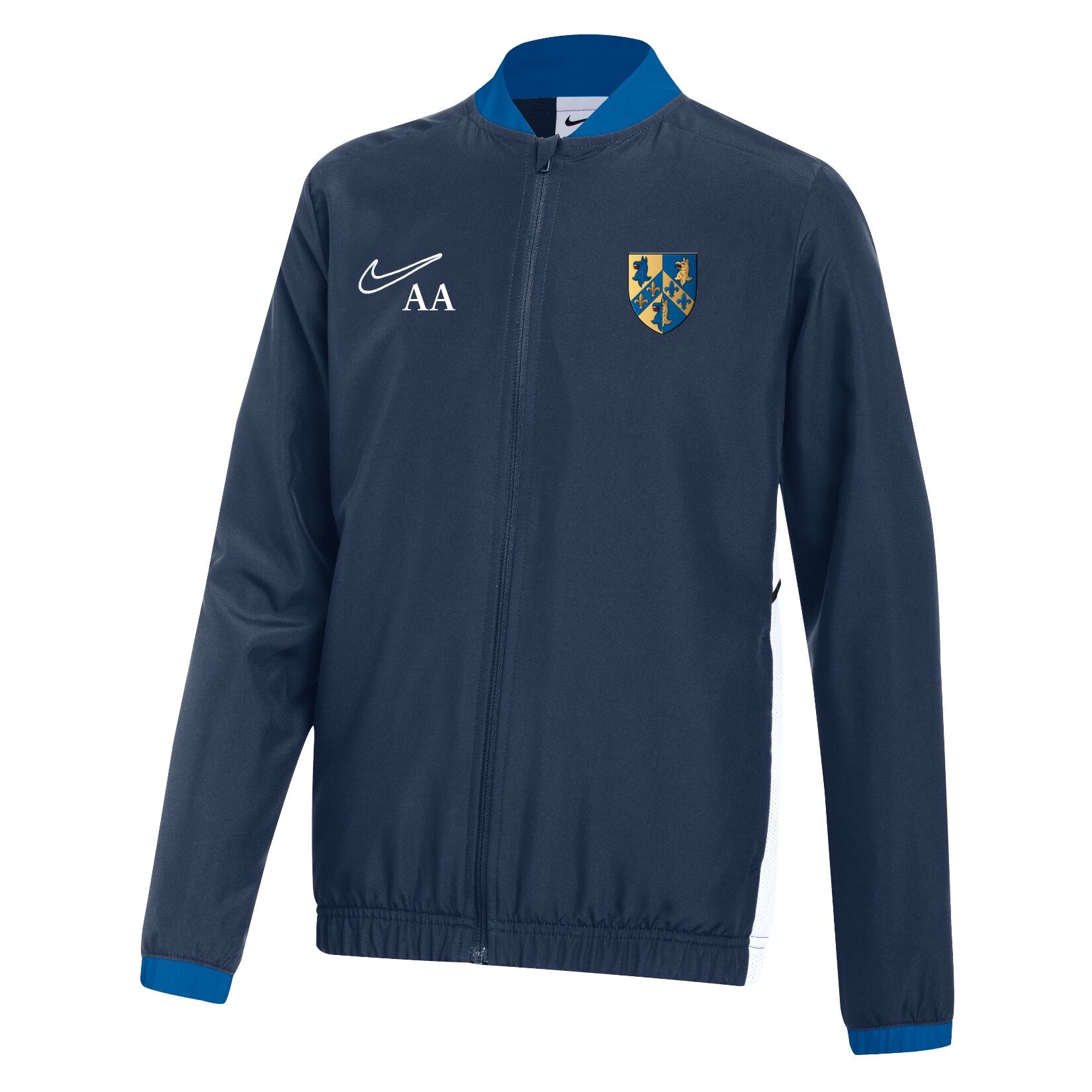Nike Dri-FIT Academy 25 Woven Track Jacket - Obsidian/Royal Blue/White