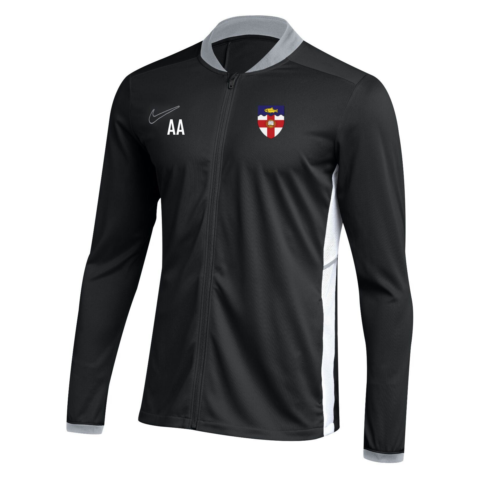 Nike Dri-FIT Academy 25 Knit Track Jacket - Black/White/White