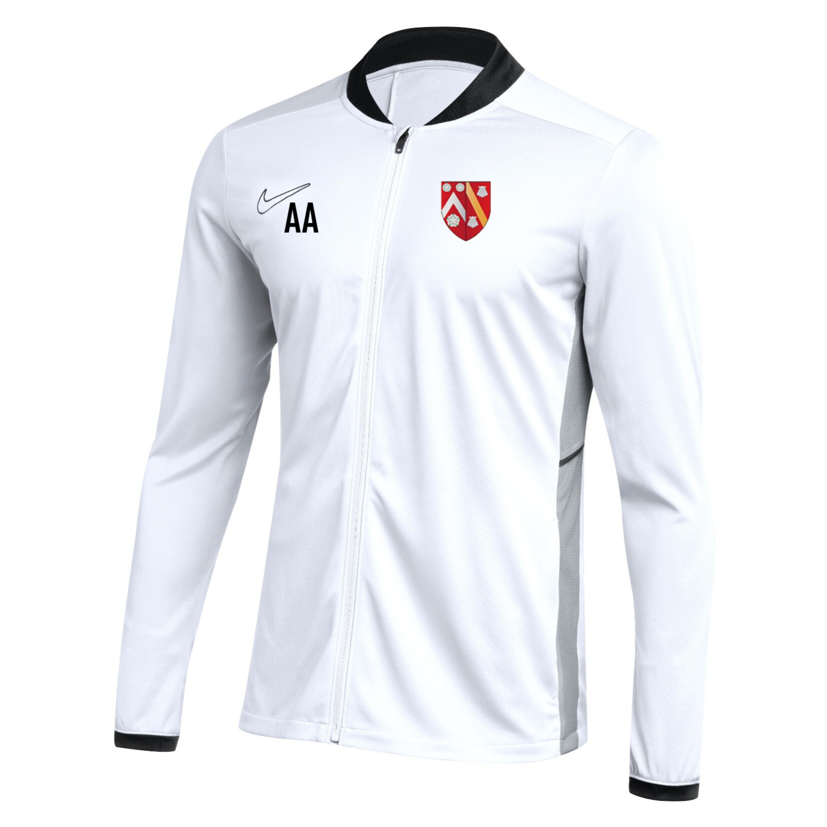 Nike Dri-FIT Academy 25 Knit Track Jacket - White/Black/Black