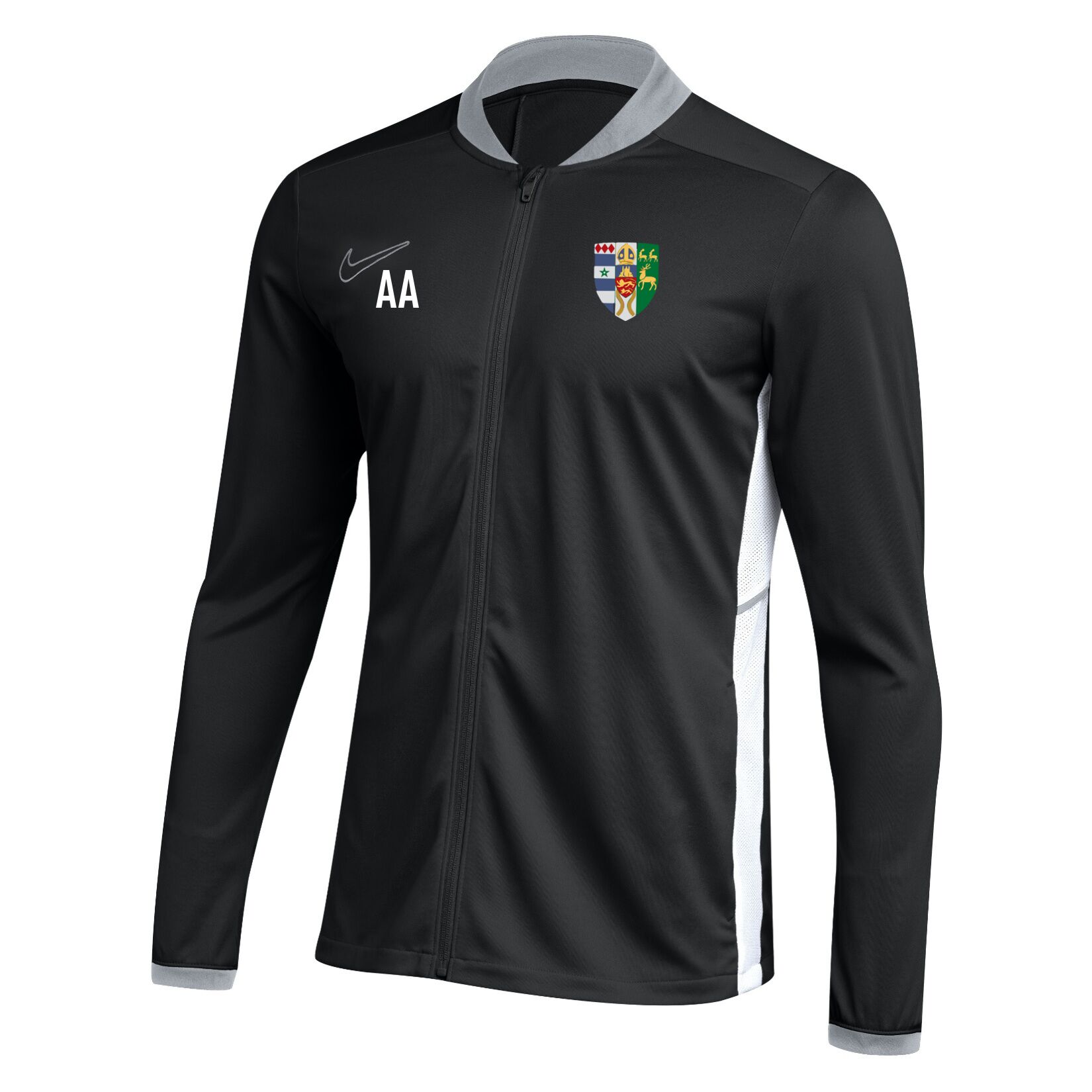 Nike Dri-FIT Academy 25 Knit Track Jacket - Black/White/White