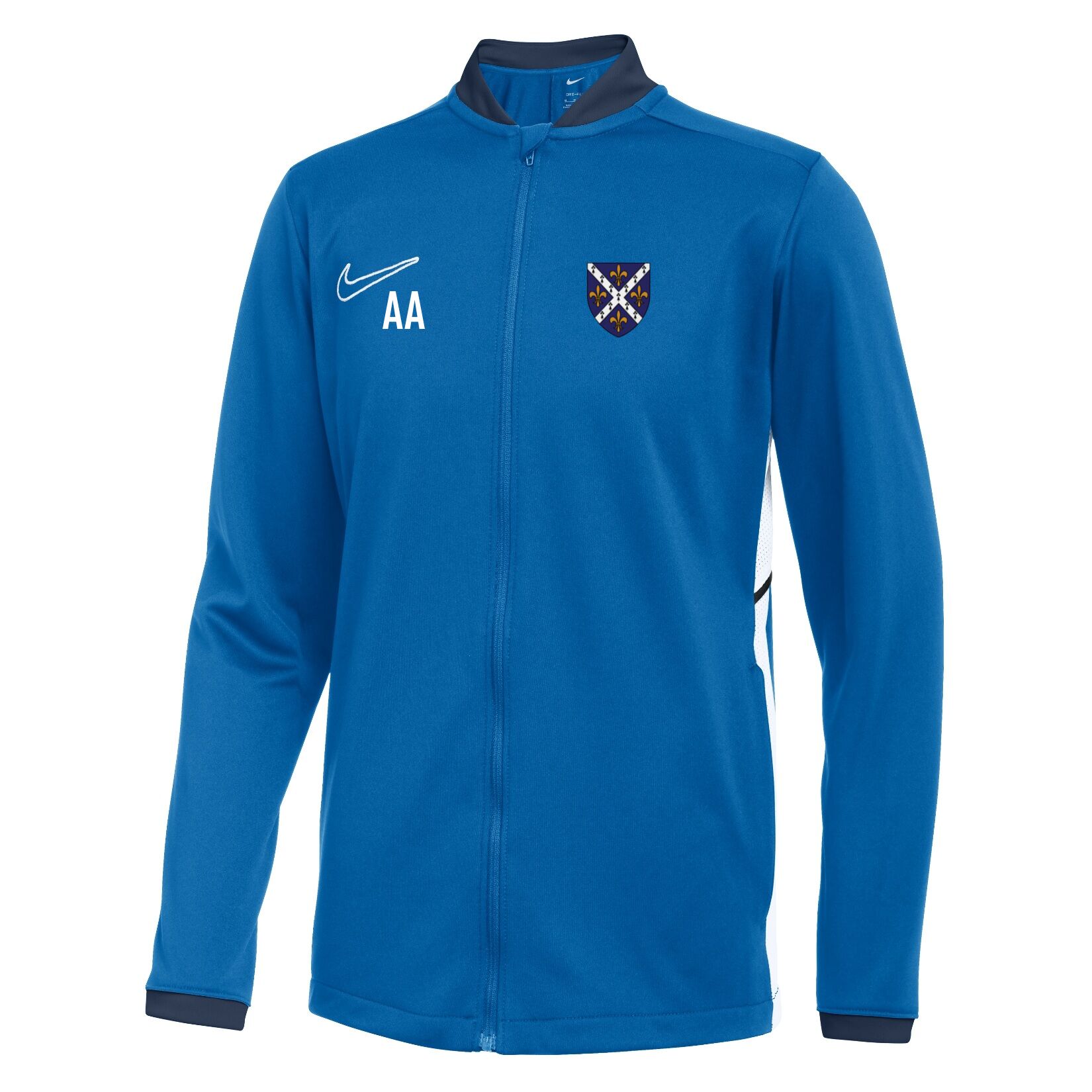 Nike Dri-FIT Academy 25 Knit Track Jacket - Royal Blue/Obsidian/White