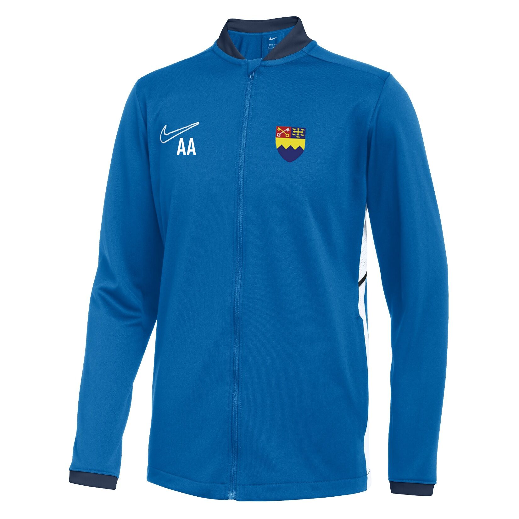 Nike Dri-FIT Academy 25 Knit Track Jacket - Royal Blue/Obsidian/White