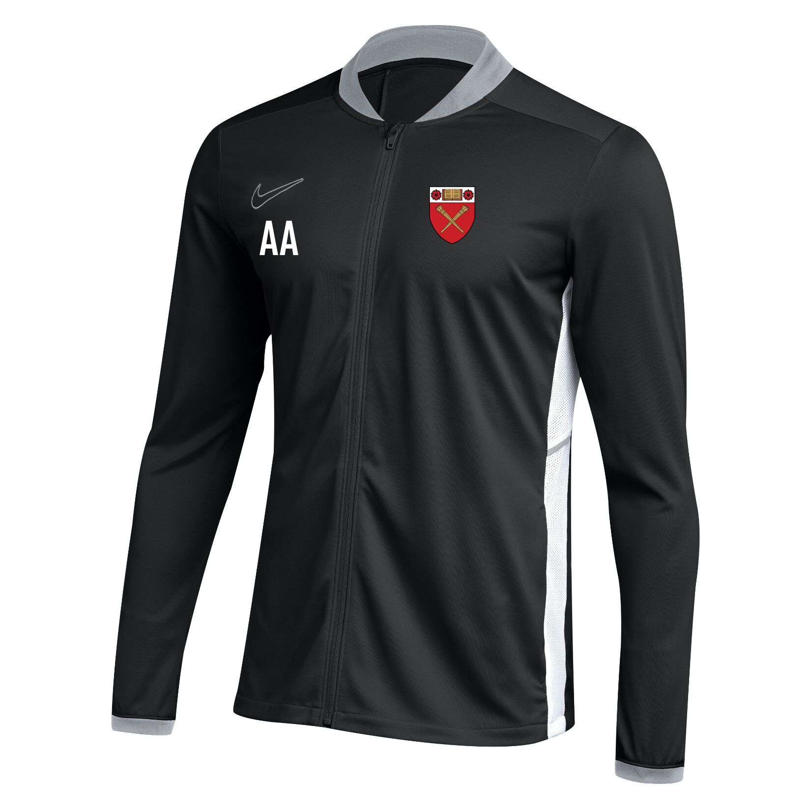 Nike Dri-FIT Academy 25 Knit Track Jacket (W) - Black/White/White