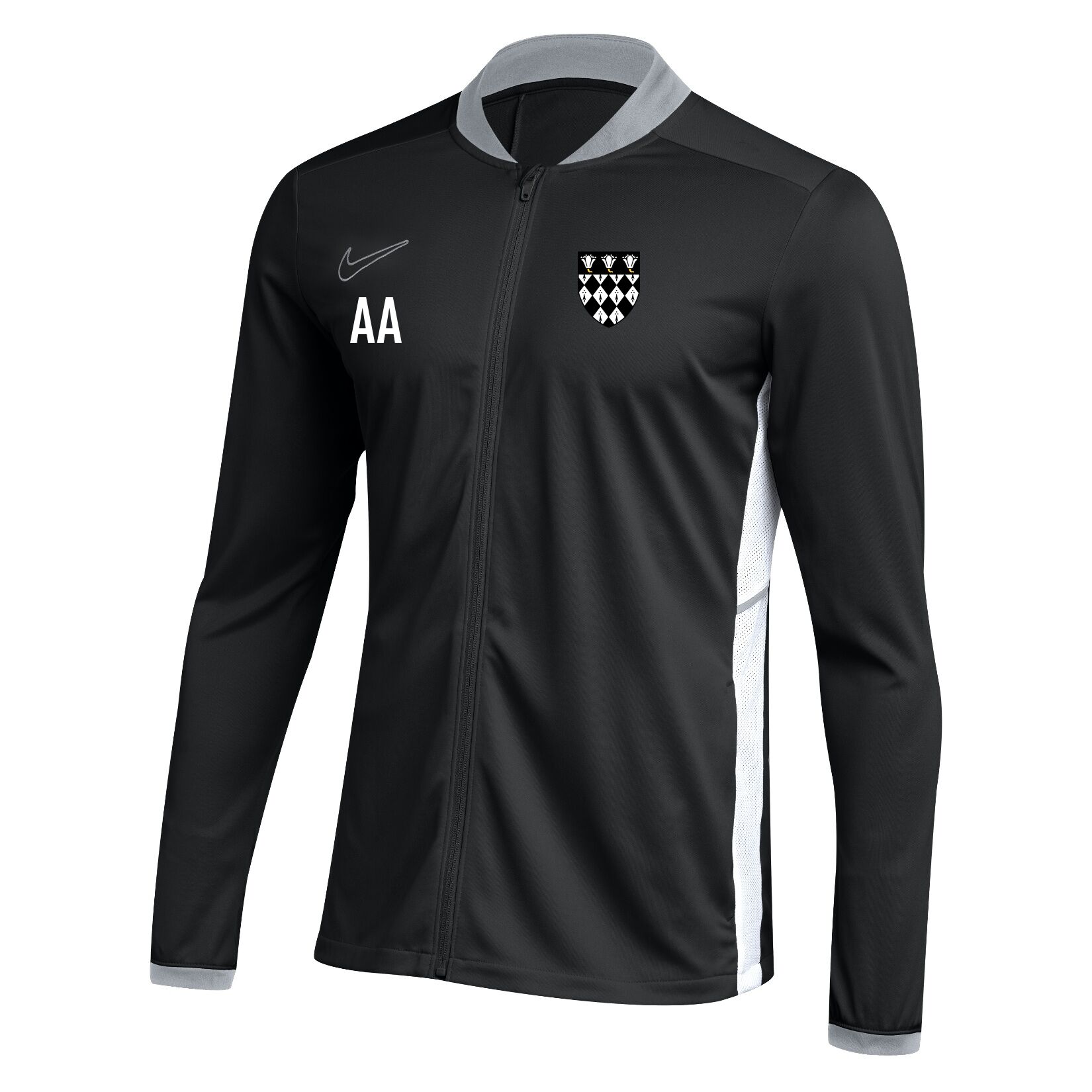 Nike Dri-FIT Academy 25 Knit Track Jacket (W) - Black/White/White