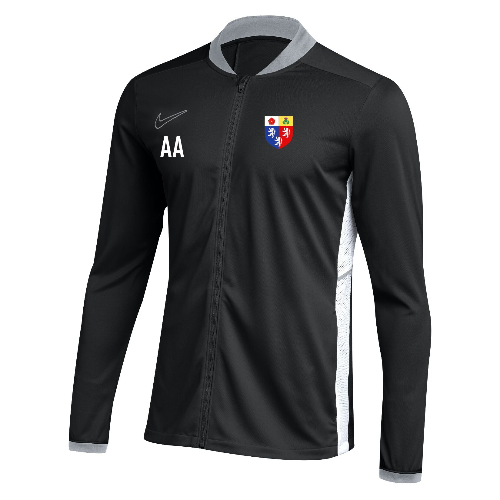 Nike Dri-FIT Academy 25 Knit Track Jacket (W) - Black/White/White
