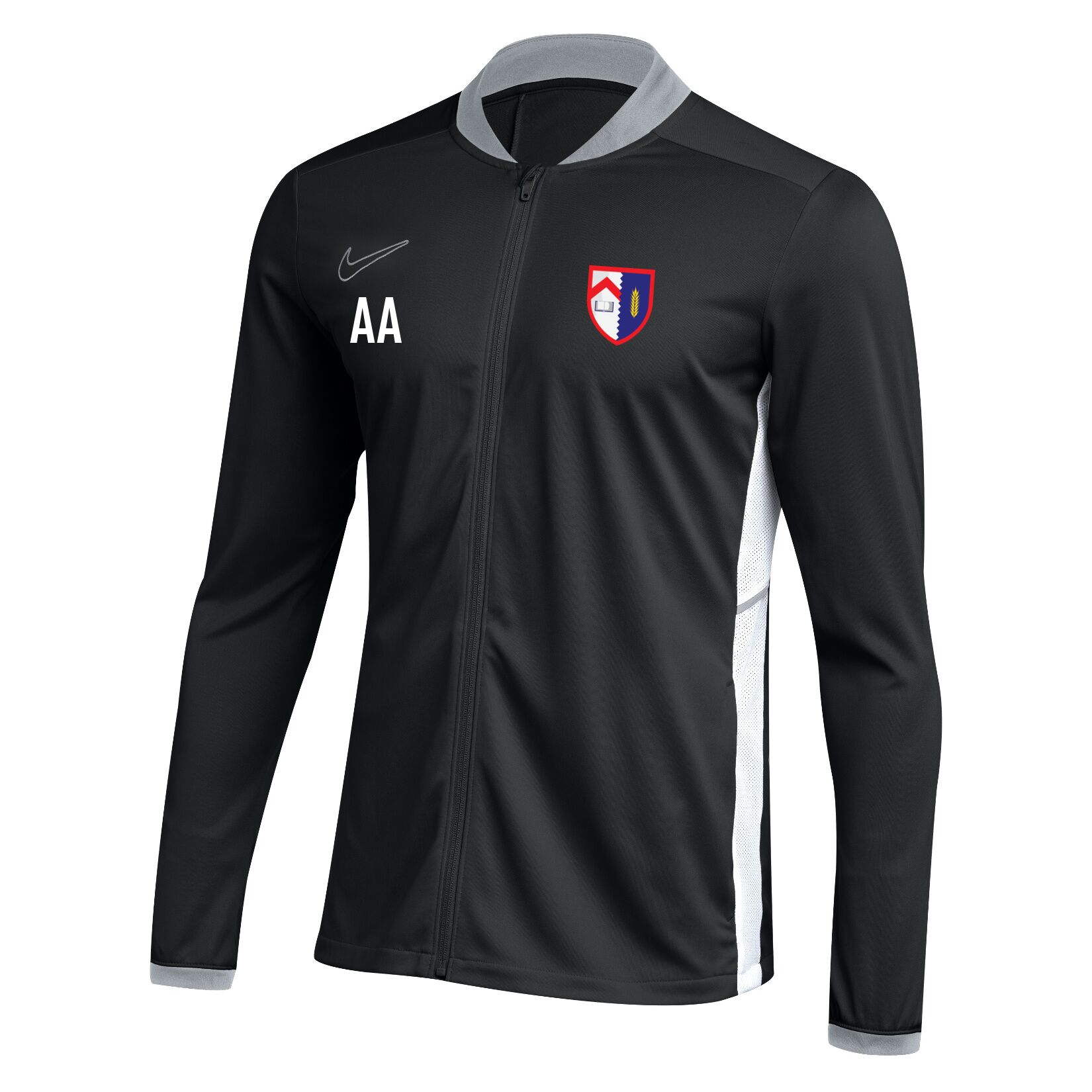 Nike Dri-FIT Academy 25 Knit Track Jacket (W) - Black/White/White