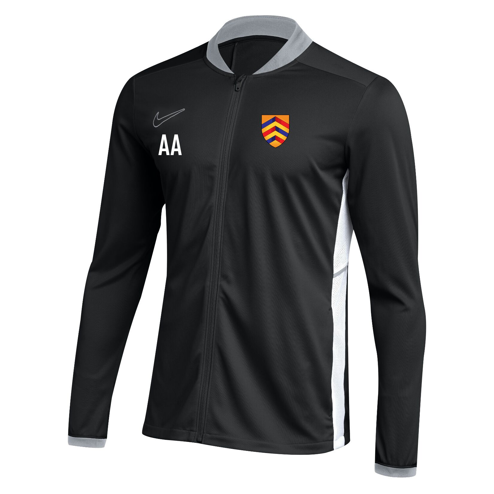 Nike Dri-FIT Academy 25 Knit Track Jacket (W) - Black/White/White
