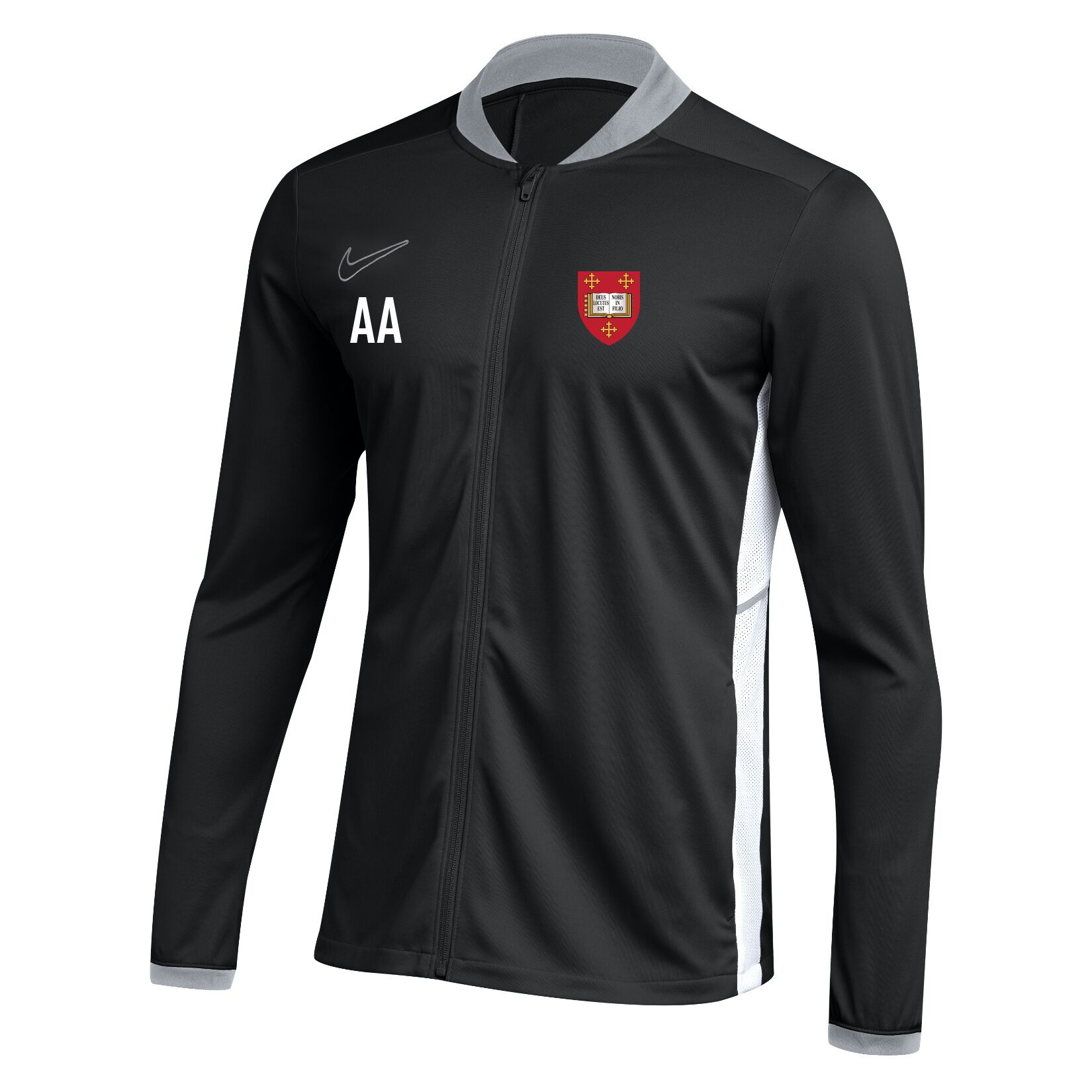 Nike Dri-FIT Academy 25 Knit Track Jacket (W) - Black/White/White