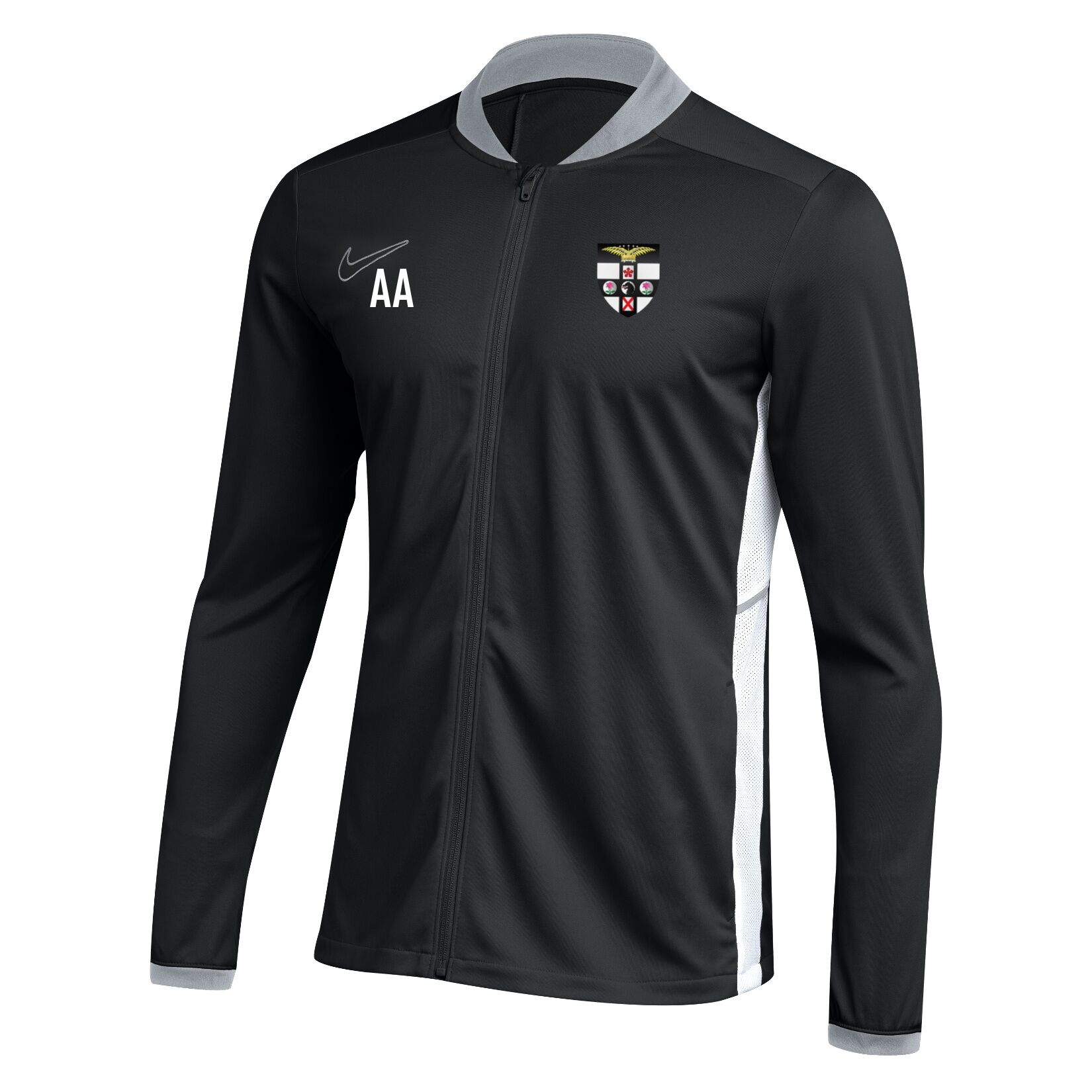 Nike Dri-FIT Academy 25 Knit Track Jacket (W) - Black/White/White