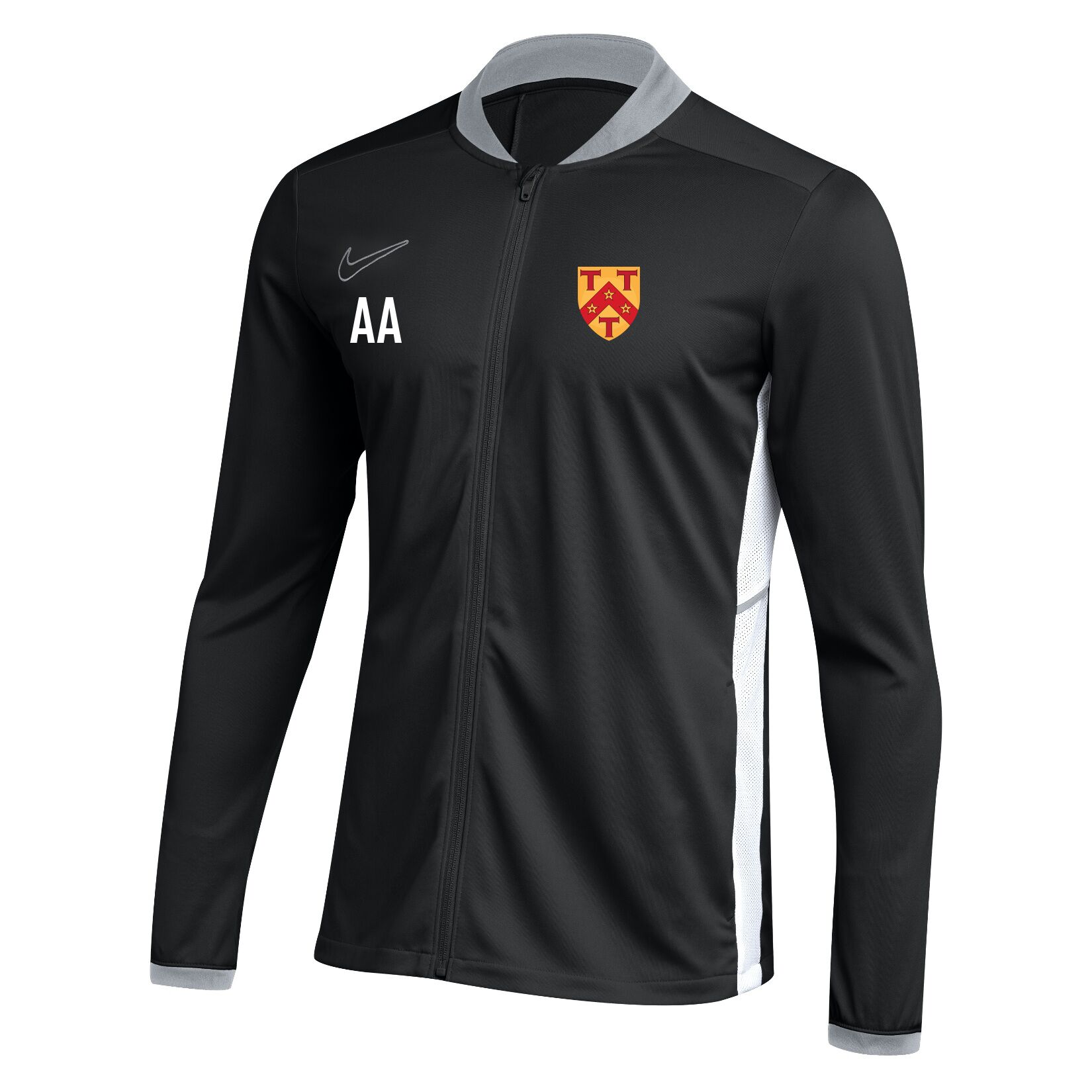 Nike Dri-FIT Academy 25 Knit Track Jacket (W) - Black/White/White
