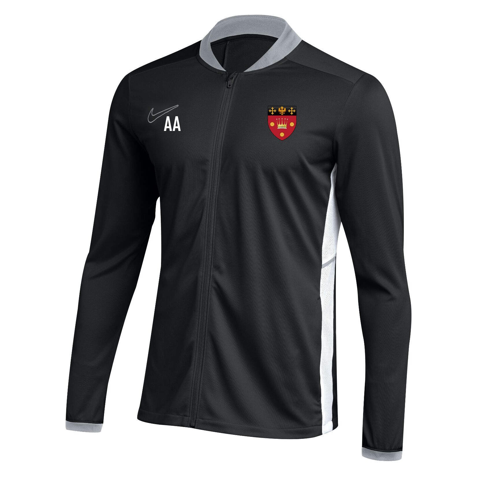 Nike Dri-FIT Academy 25 Knit Track Jacket (W) - Black/White/White