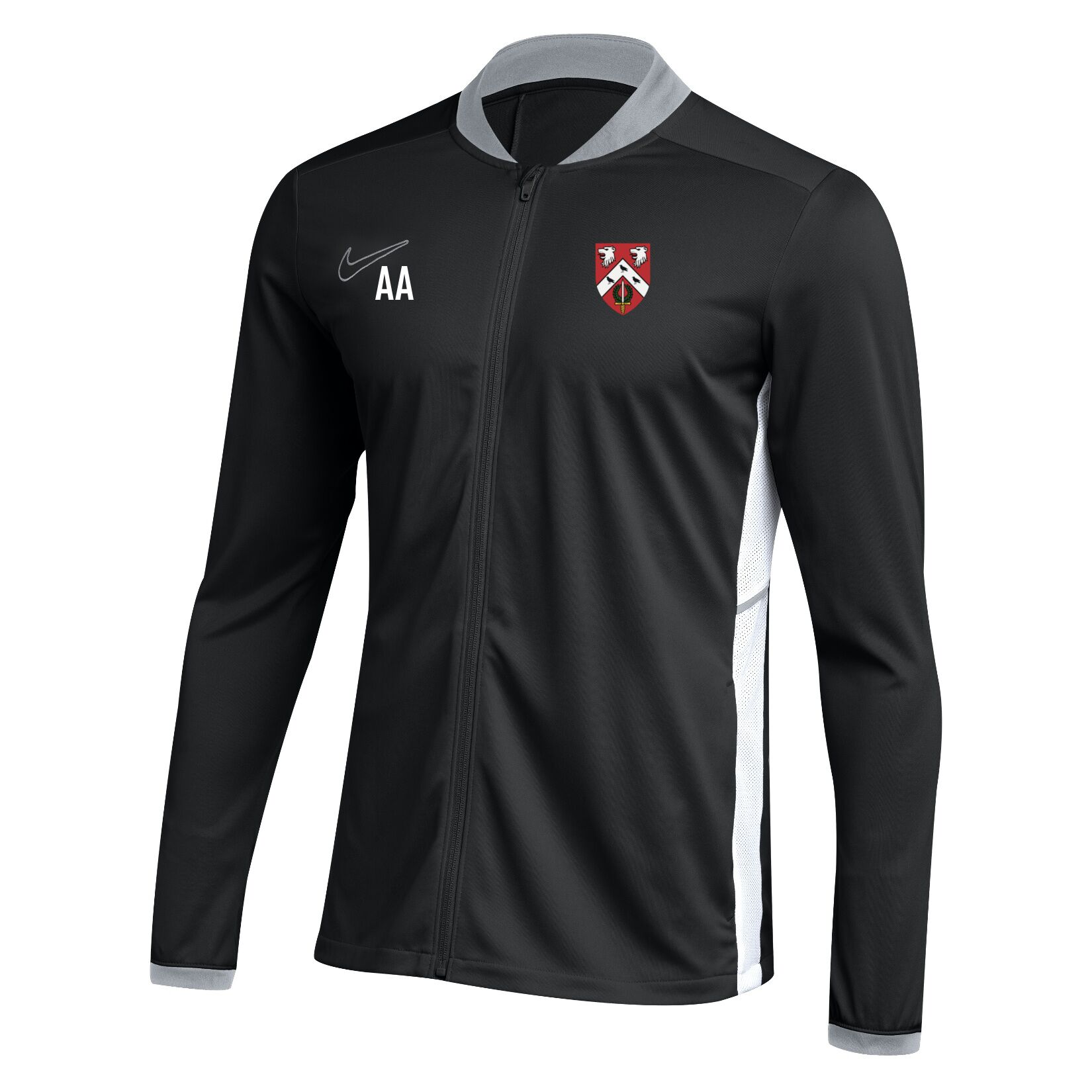 Nike Dri-FIT Academy 25 Knit Track Jacket (W) - Black/White/White