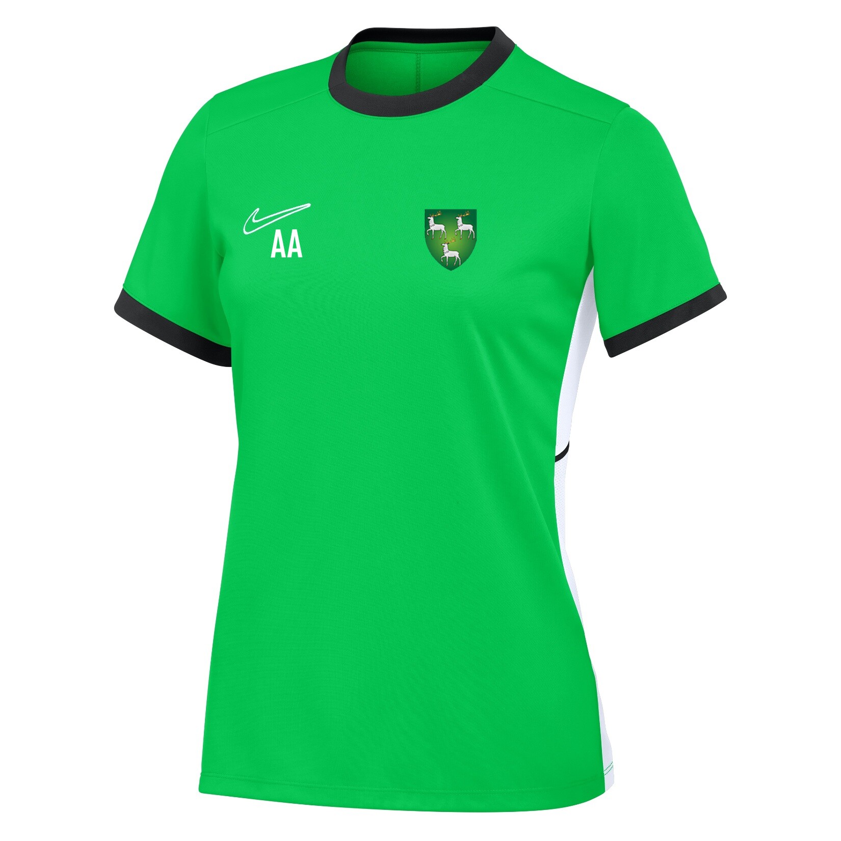 Nike Academy 25 Short-Sleeve Training Top (W) - Green Spark/Lucky Green/White