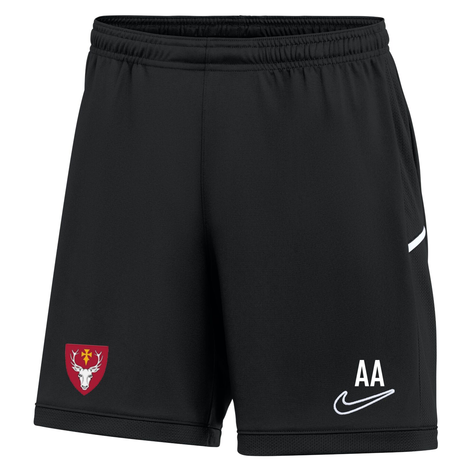Nike Dri-FIT Academy 25 Shorts (W) - Black/Black/White