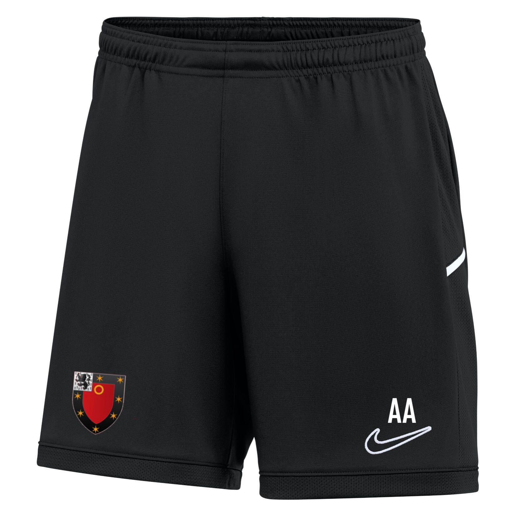 Nike Dri-FIT Academy 25 Shorts (W) - Black/Black/White