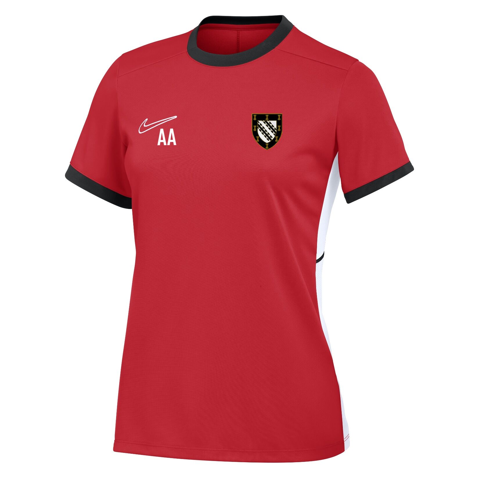 Nike Academy 25 Short-Sleeve Training Top (W) - University Red/Gym Red/White