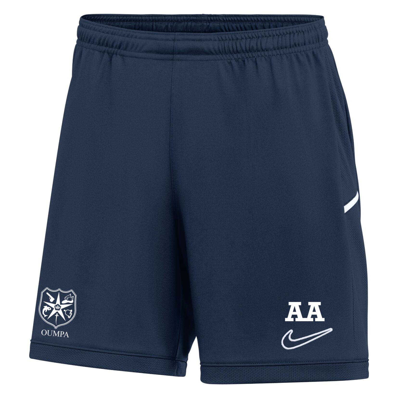 Nike Dri-FIT Academy 25 Shorts (W) - Obsidian/Obsidian/White