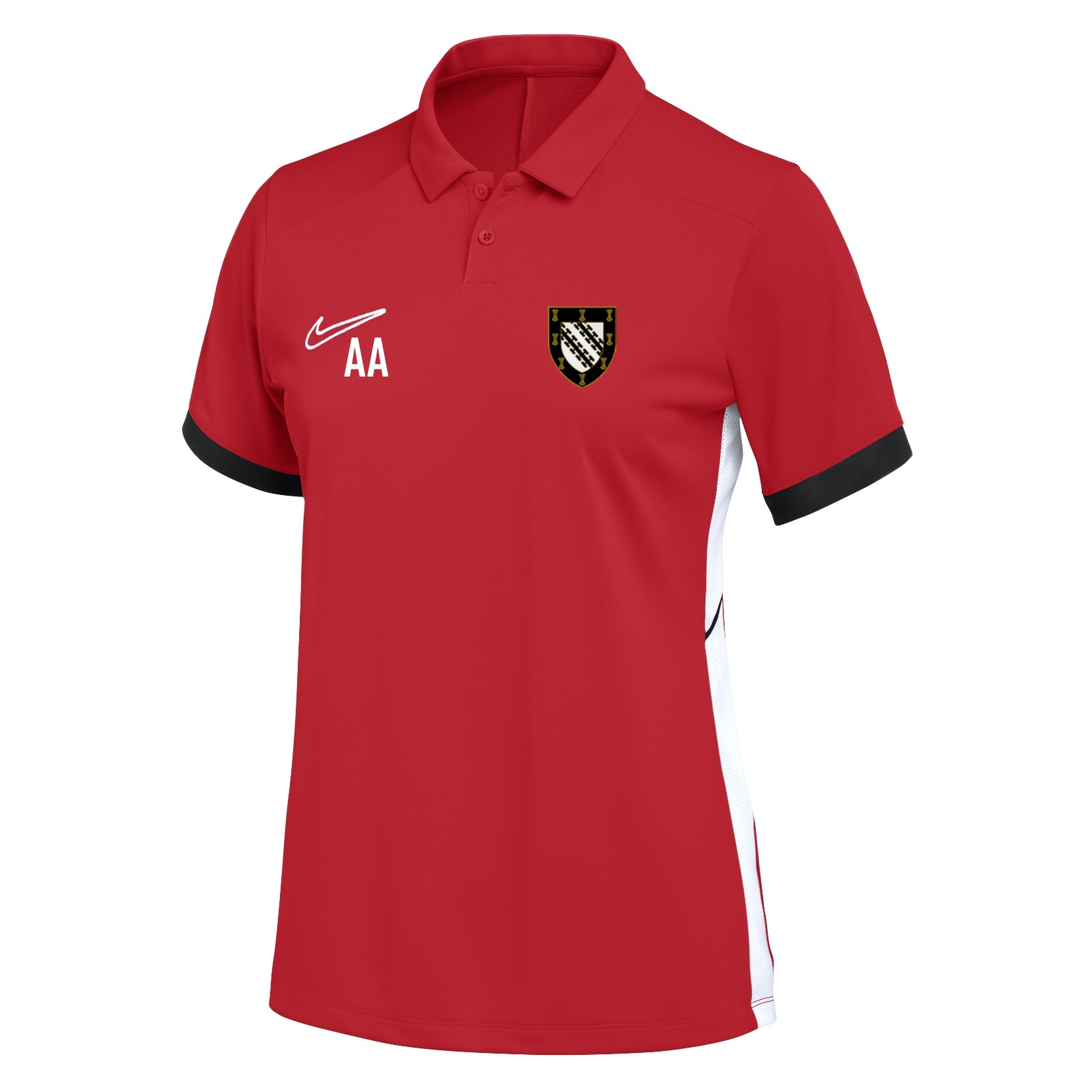Nike Dri-FIT Academy 25 Polo (W) - University Red/Gym Red/White