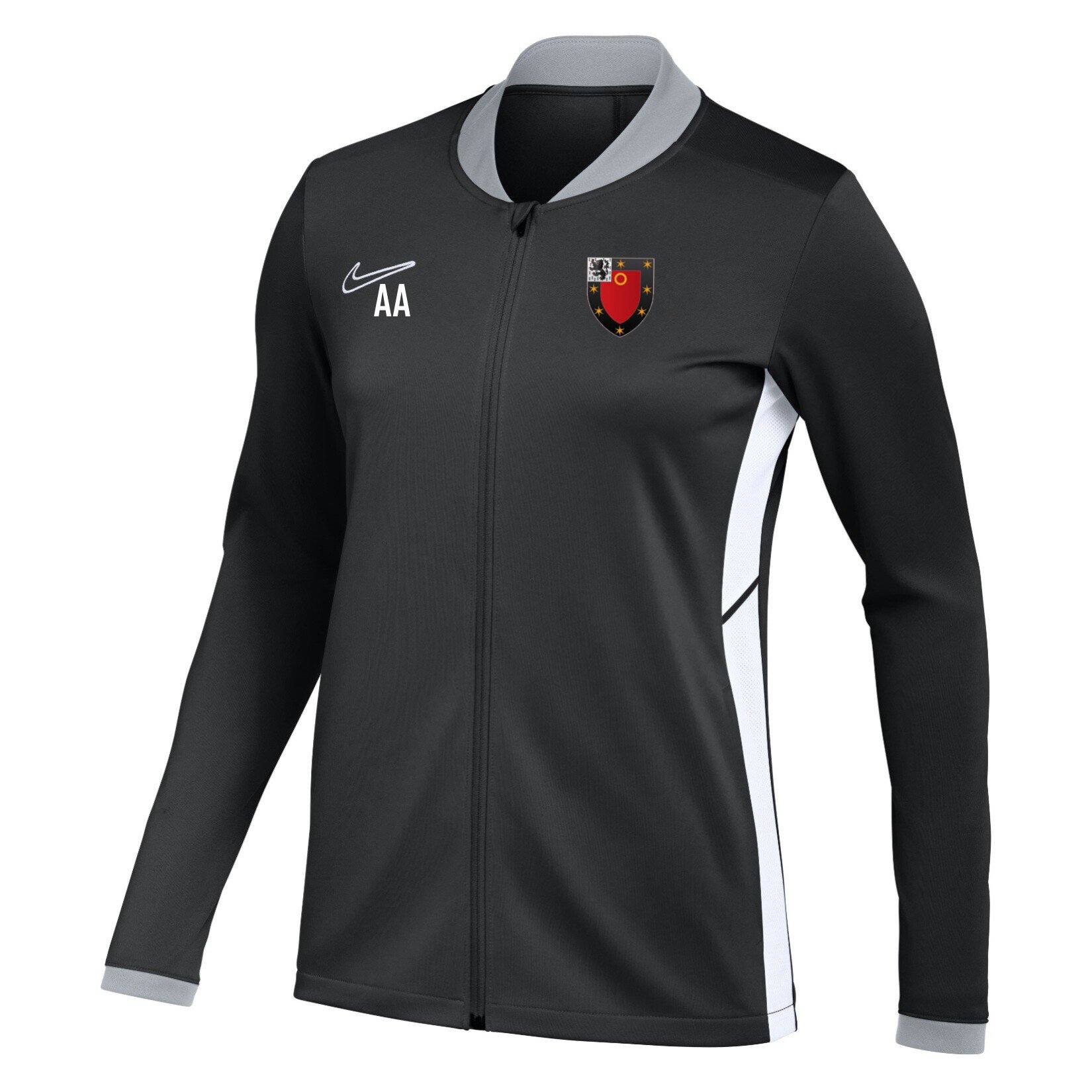Nike Dri-FIT Academy 25 Knit Track Jacket (W) - Black/White/White