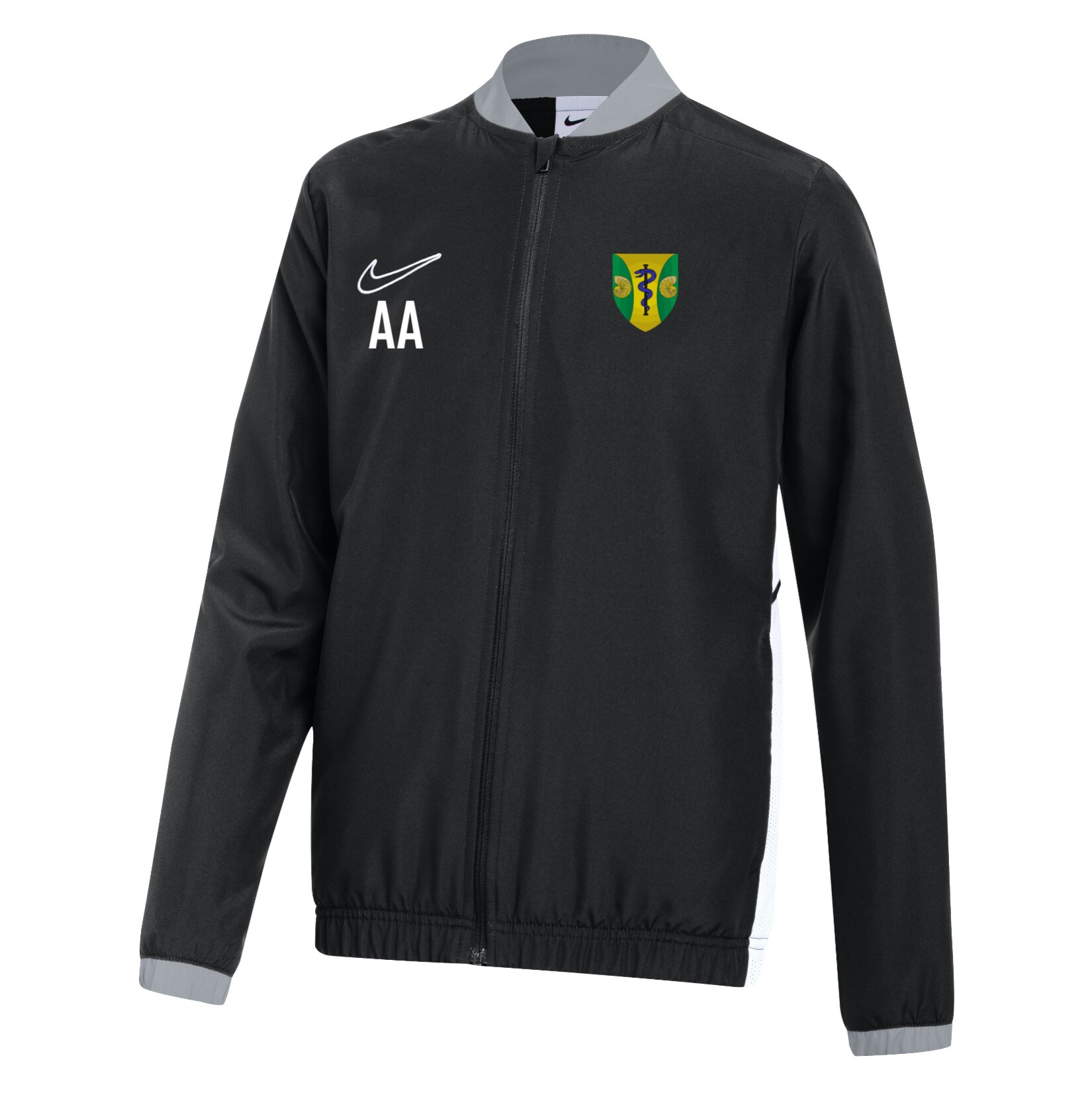Nike Dri-FIT Academy 25 Woven Track Jacket - Black/White/White