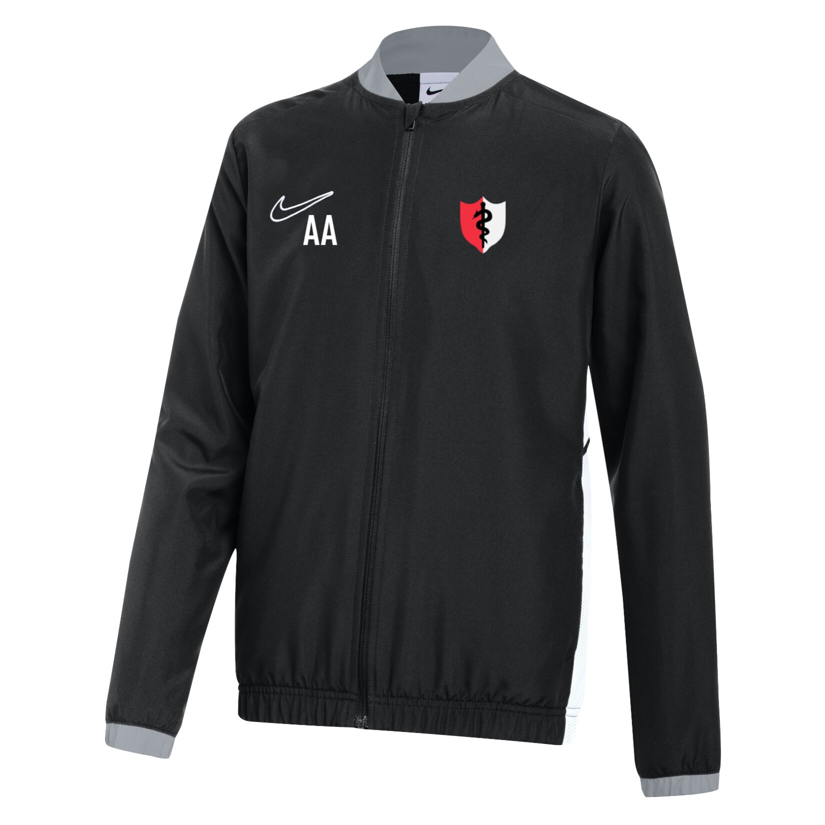 Nike Dri-FIT Academy 25 Woven Track Jacket - Black/White/White