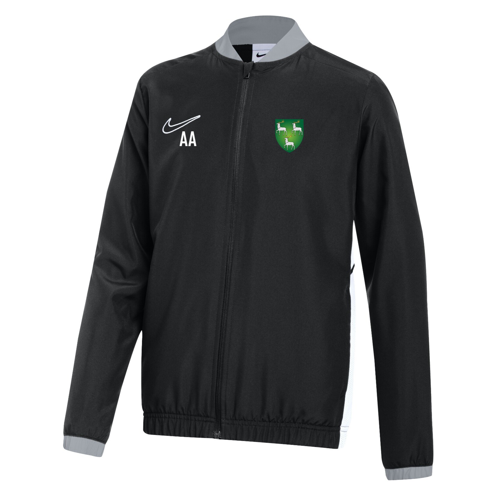 Nike Dri-FIT Academy 25 Woven Track Jacket - Black/White/White