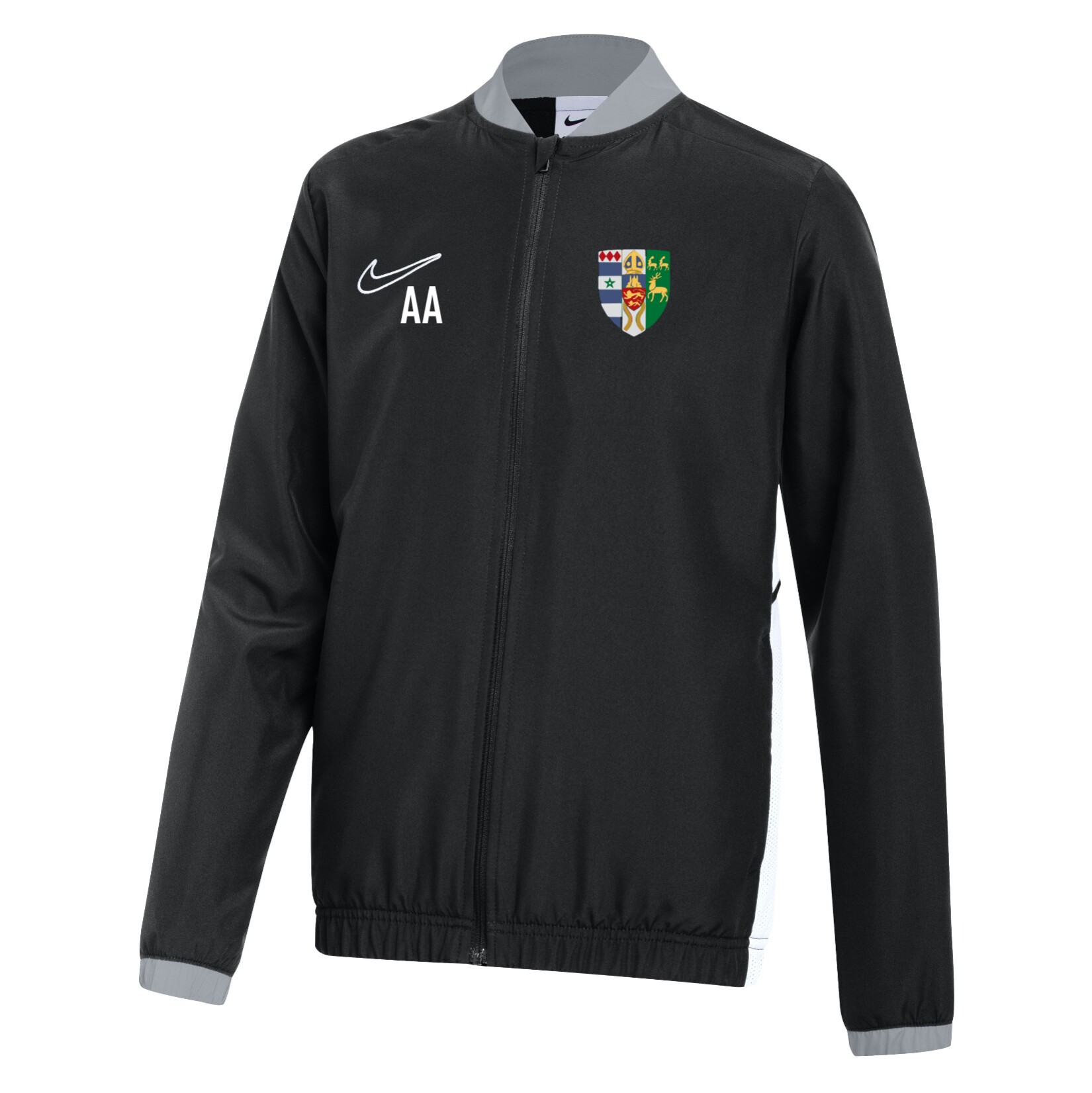 Nike Dri-FIT Academy 25 Woven Track Jacket - Black/White/White