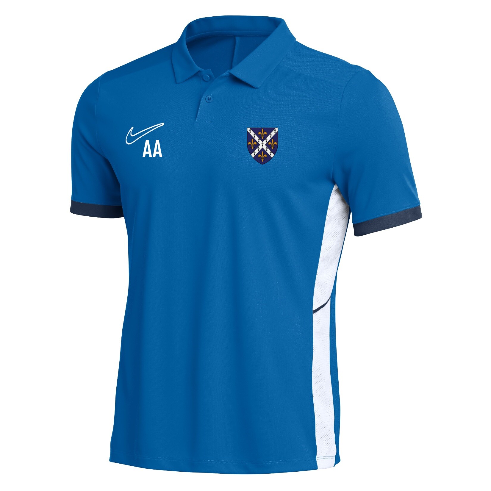 Nike Dri-FIT Academy 25 Polo - Royal Blue/Obsidian/White