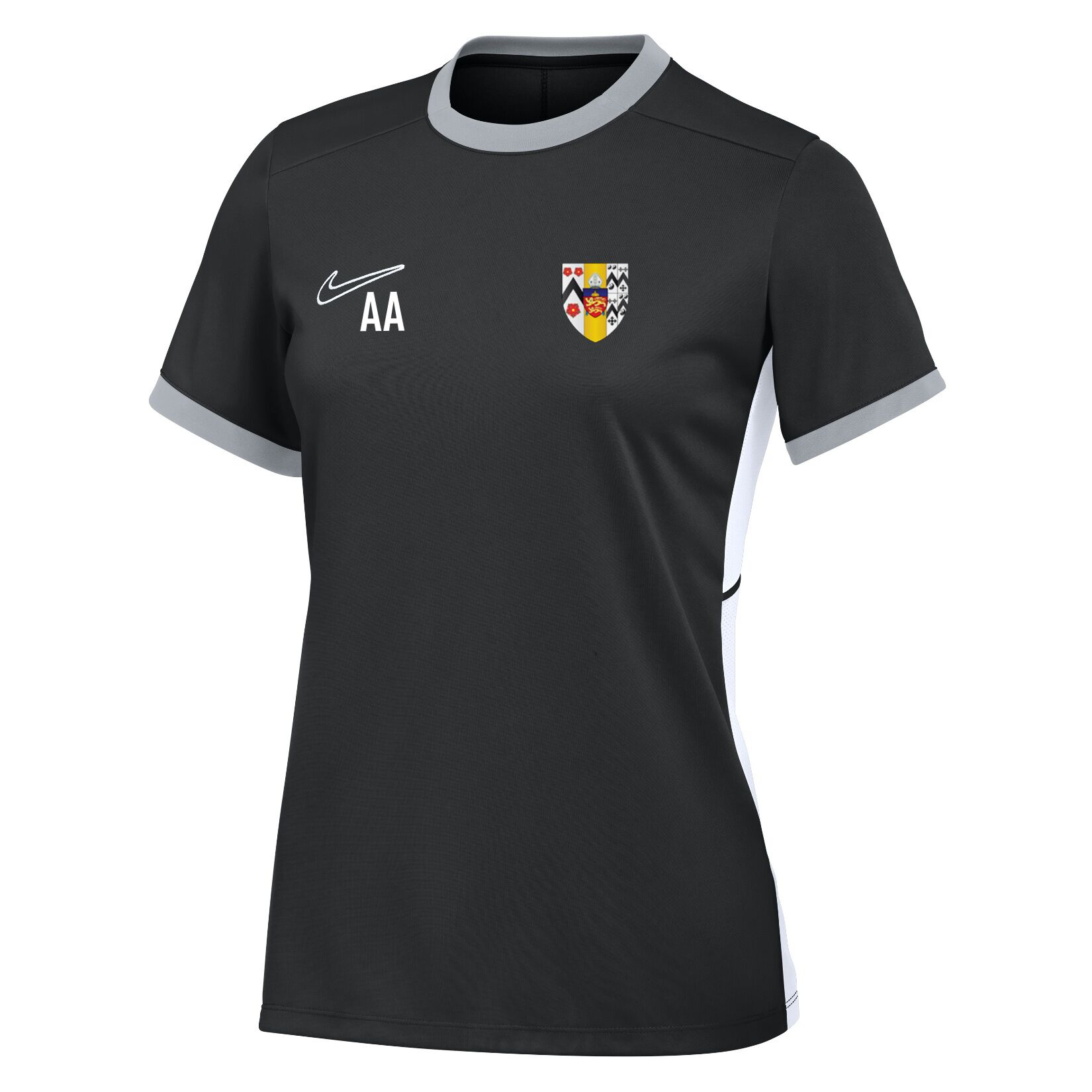 Nike Academy 25 Short-Sleeve Training Top (W) - Black/White/White