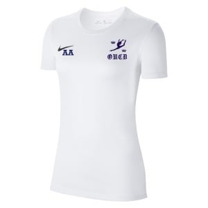 Nike Womens Park VII Dri-FIT Short Sleeve Shirt (W) White-Black