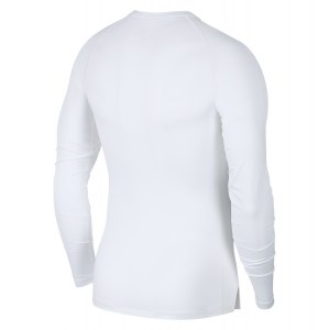 Nike Pro Tight Fit Long-Sleeve Top White-Black