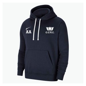 Nike Team Club 20 Fleece Hoodie (M) Obsidian-White-White