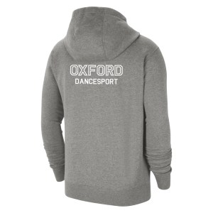 Nike Team Club 20 Fleece Full-Zip Hoodie (M) Dark Grey Heather-Black-Black