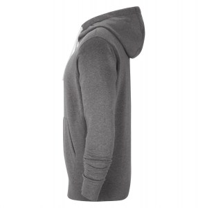 Nike Team Club 20 Fleece Full-Zip Hoodie (M) Charcoal Heather-White-White