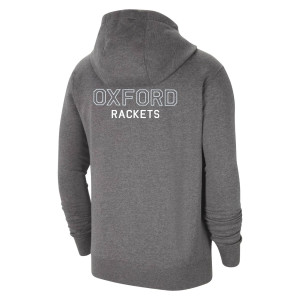 Nike Team Club 20 Fleece Full-Zip Hoodie (M) Charcoal Heather-White-White